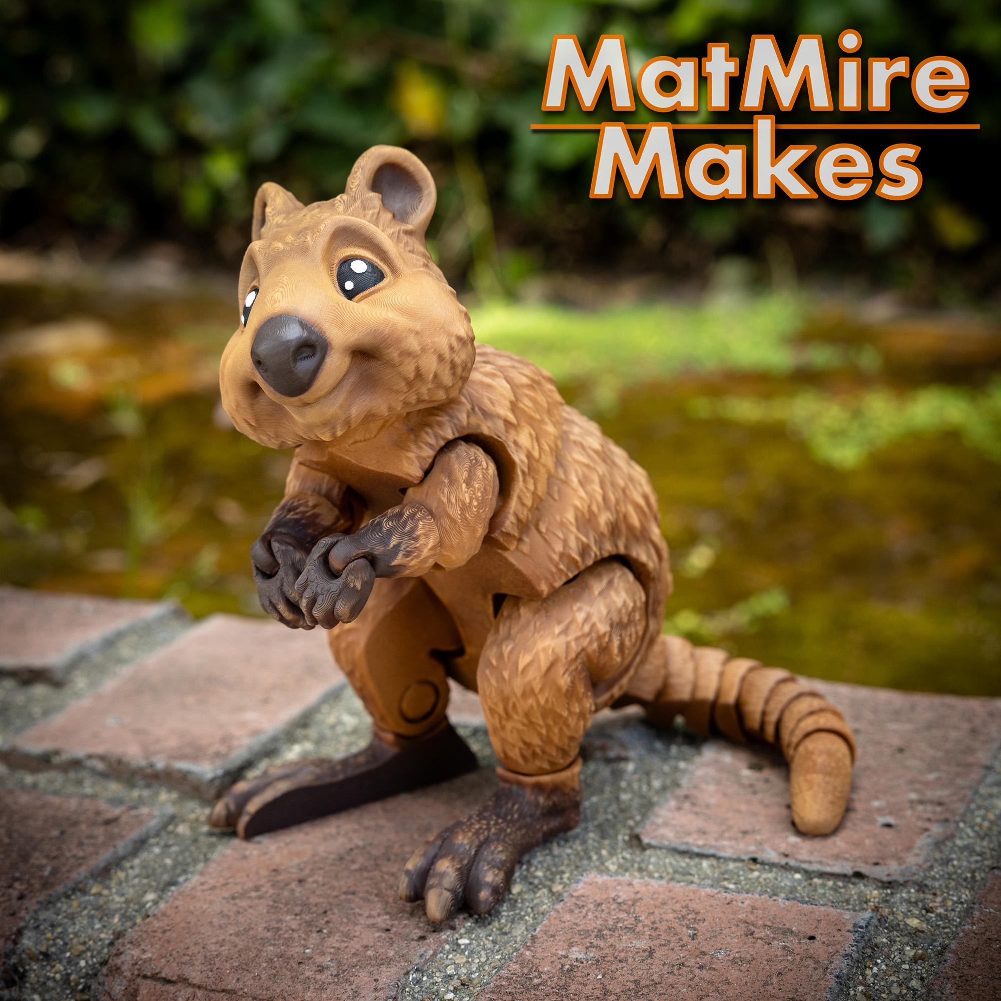 Quokka - Articulated Figure 3d model