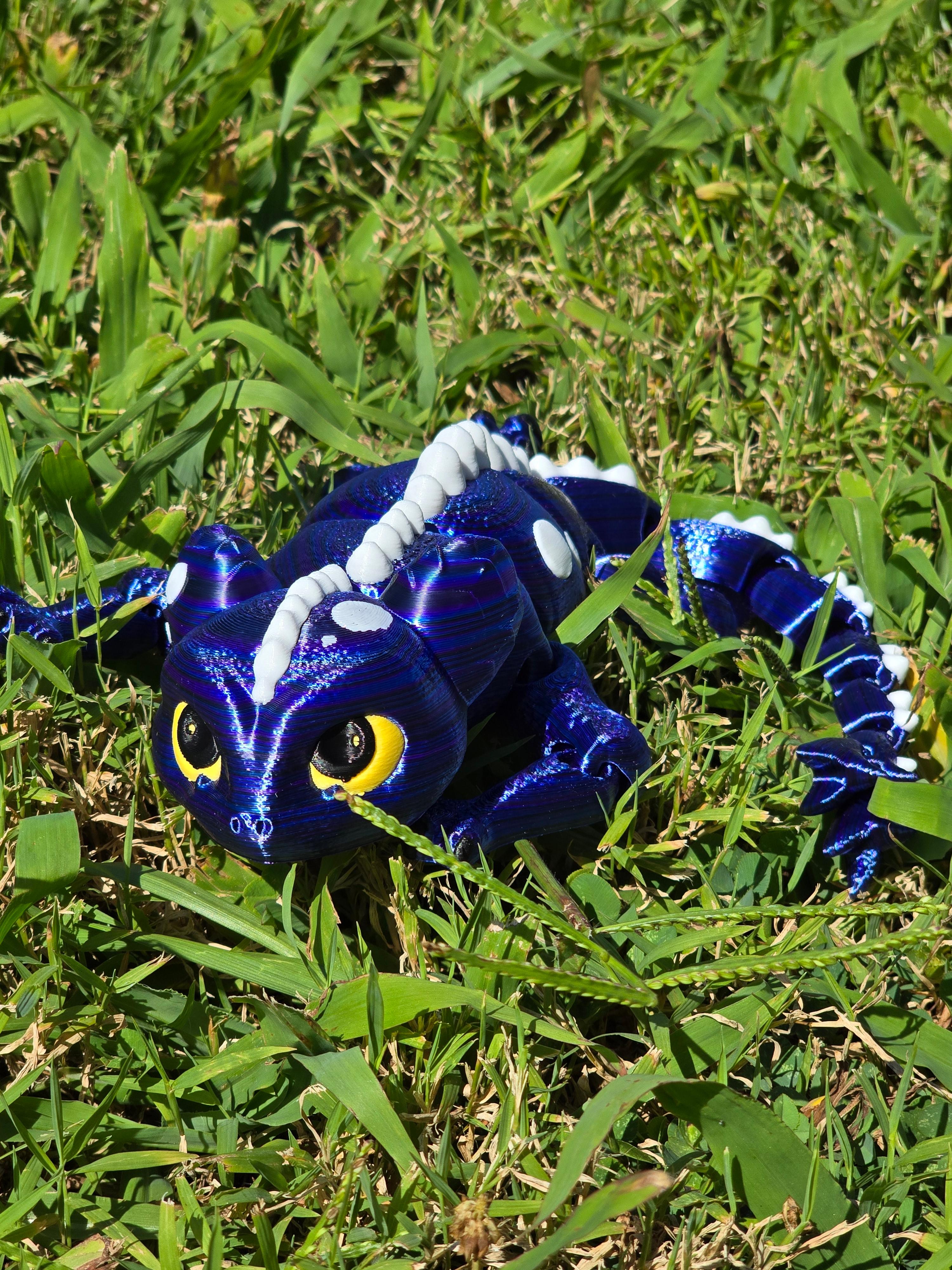 Flexi Cat-Dragon Fully Articulated Feline-esque Dragon 3d model