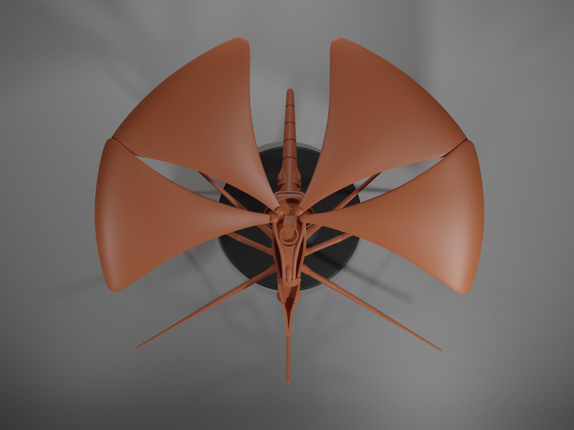 Wasp Ship Spelljammer Miniature from DnD 3d model