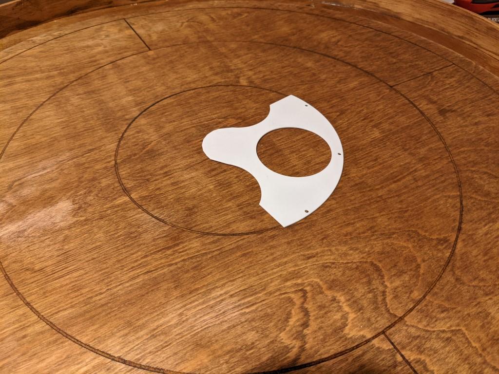 Crokinole Post Template 3d model