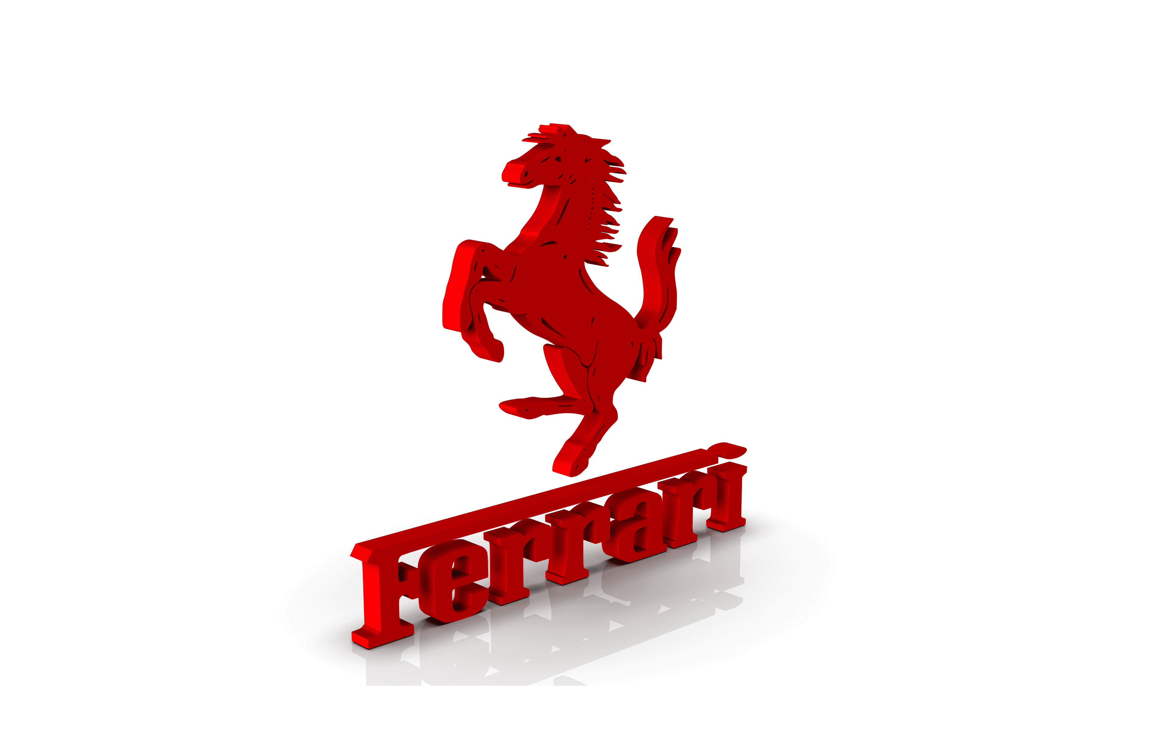 Ferrari Logo  3d model