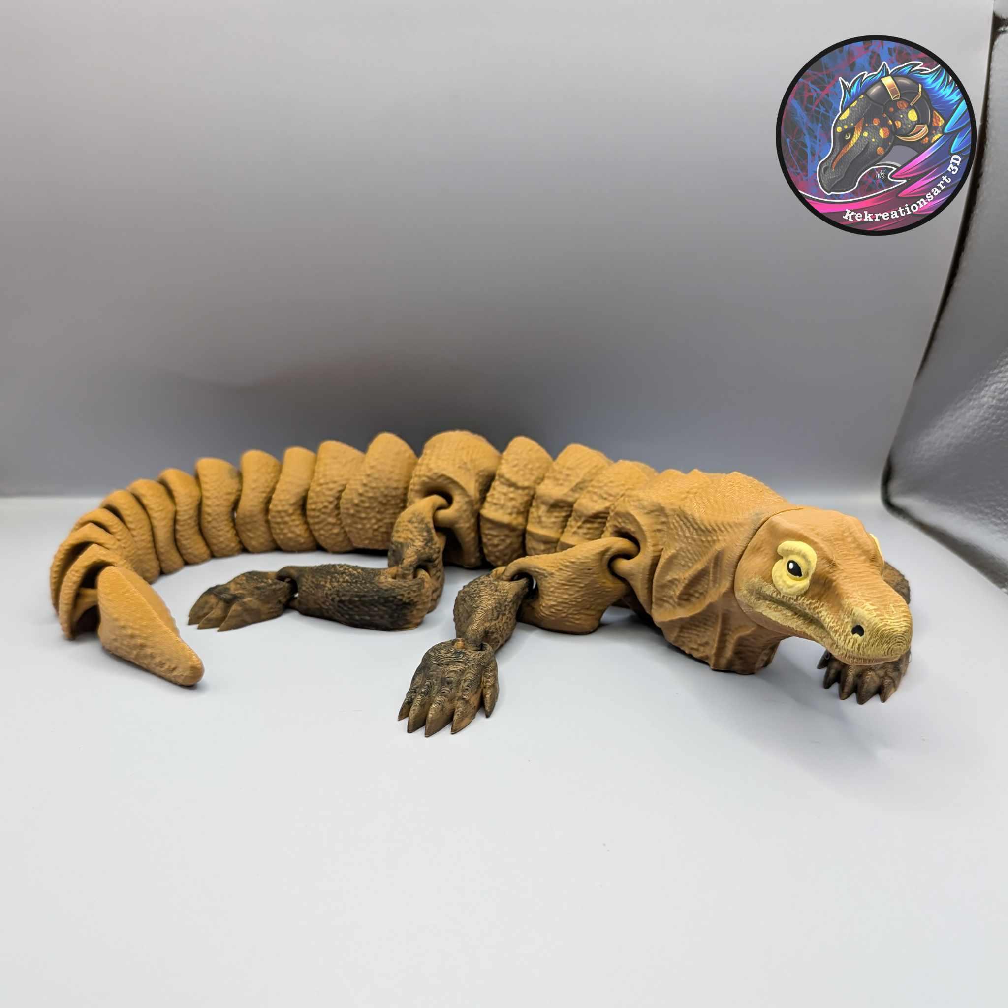 Flexi Komodo Dragon 3d model