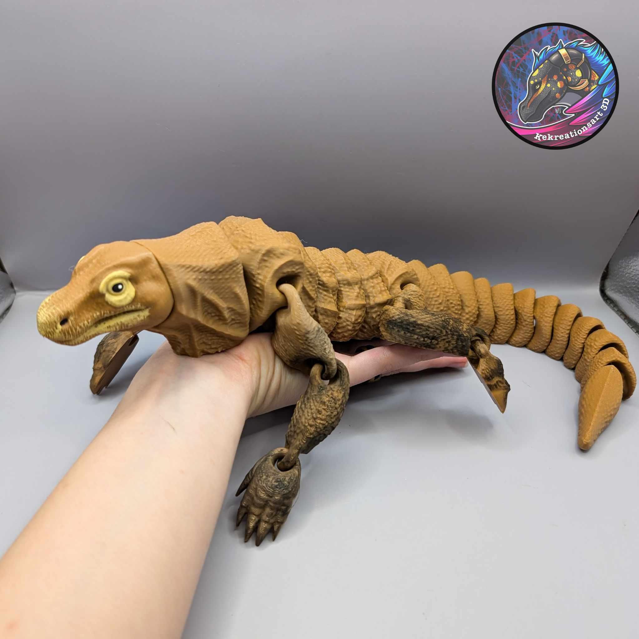 Flexi Komodo Dragon 3d model