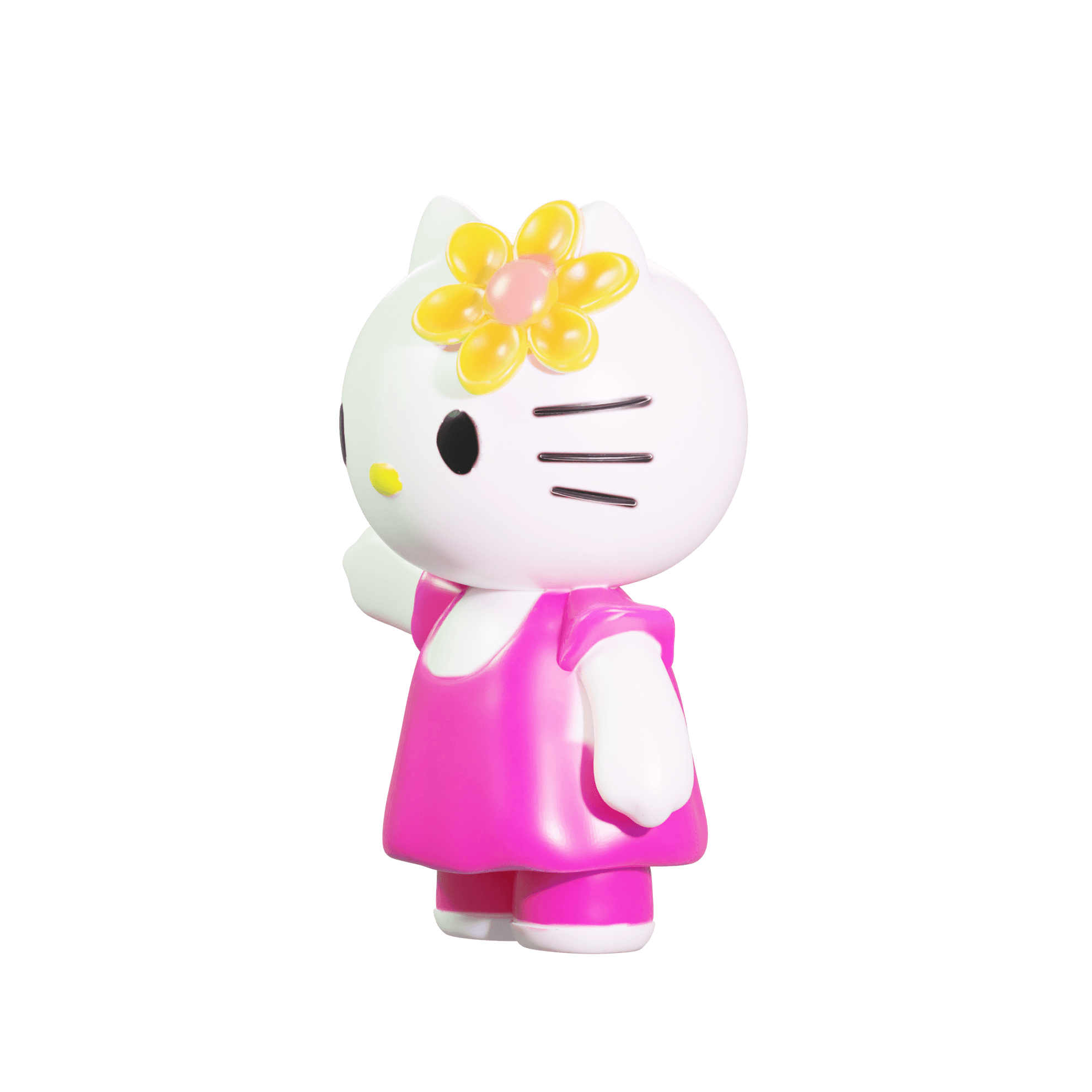 Hello Kitty 2 3d model