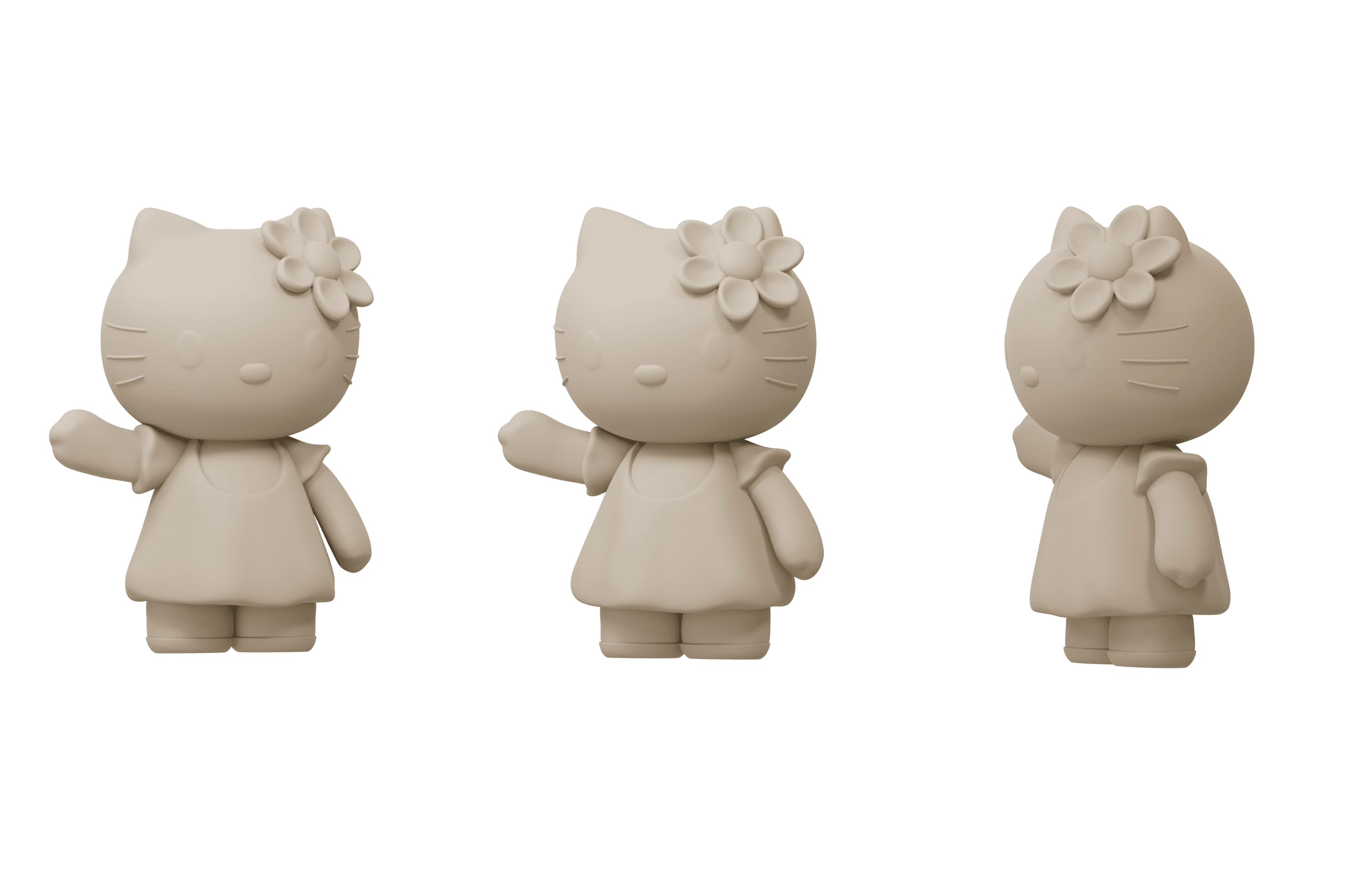 Hello Kitty 2 3d model