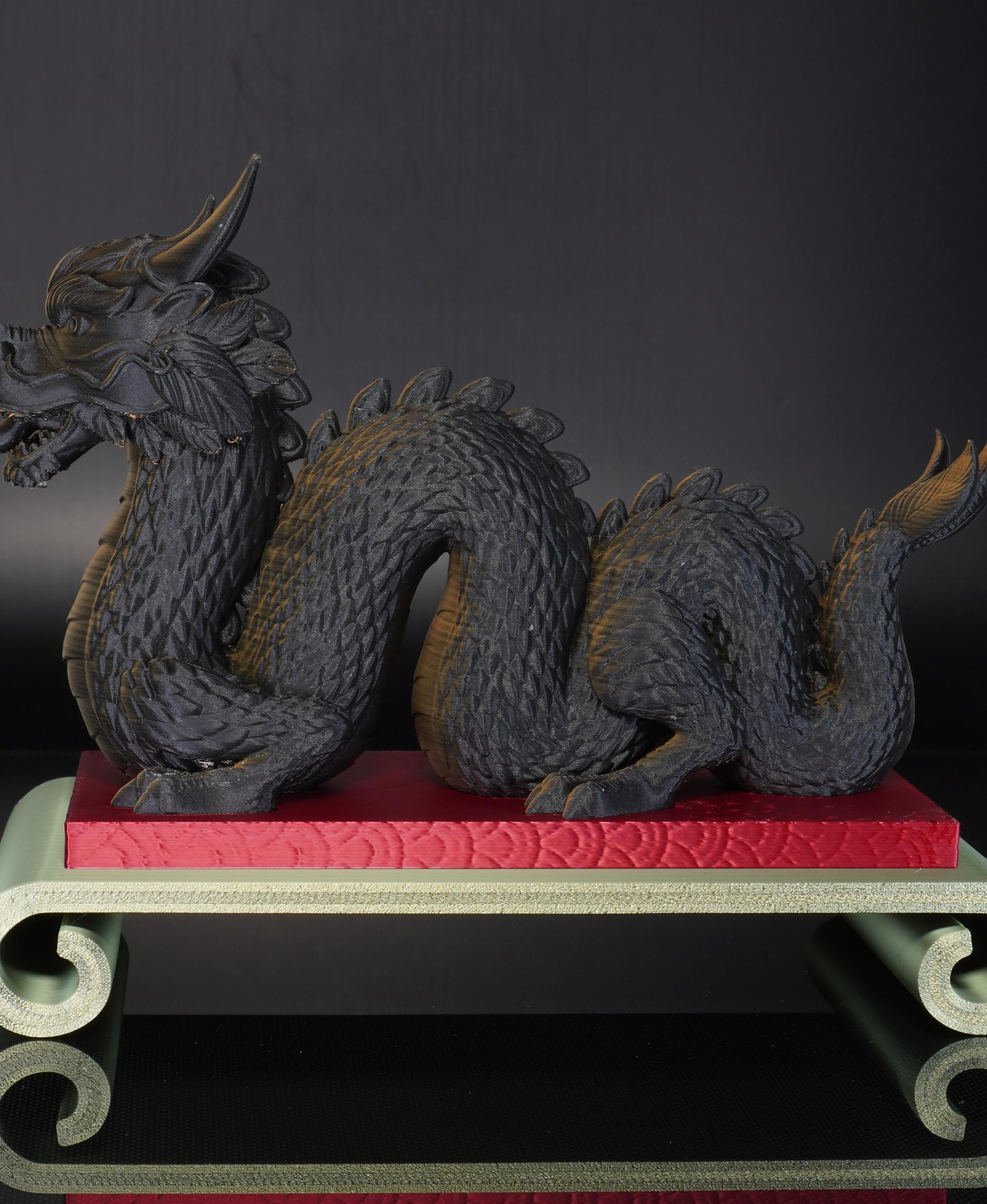 Chinese Dragon -Platform Statue 3d model