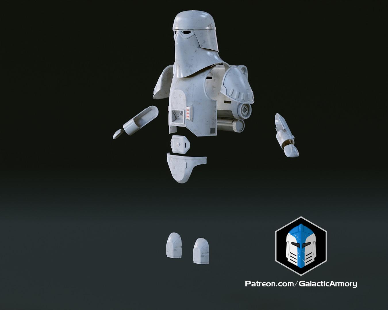 ESB Snowtrooper Helmet & Armor - 3D Print Files 3d model