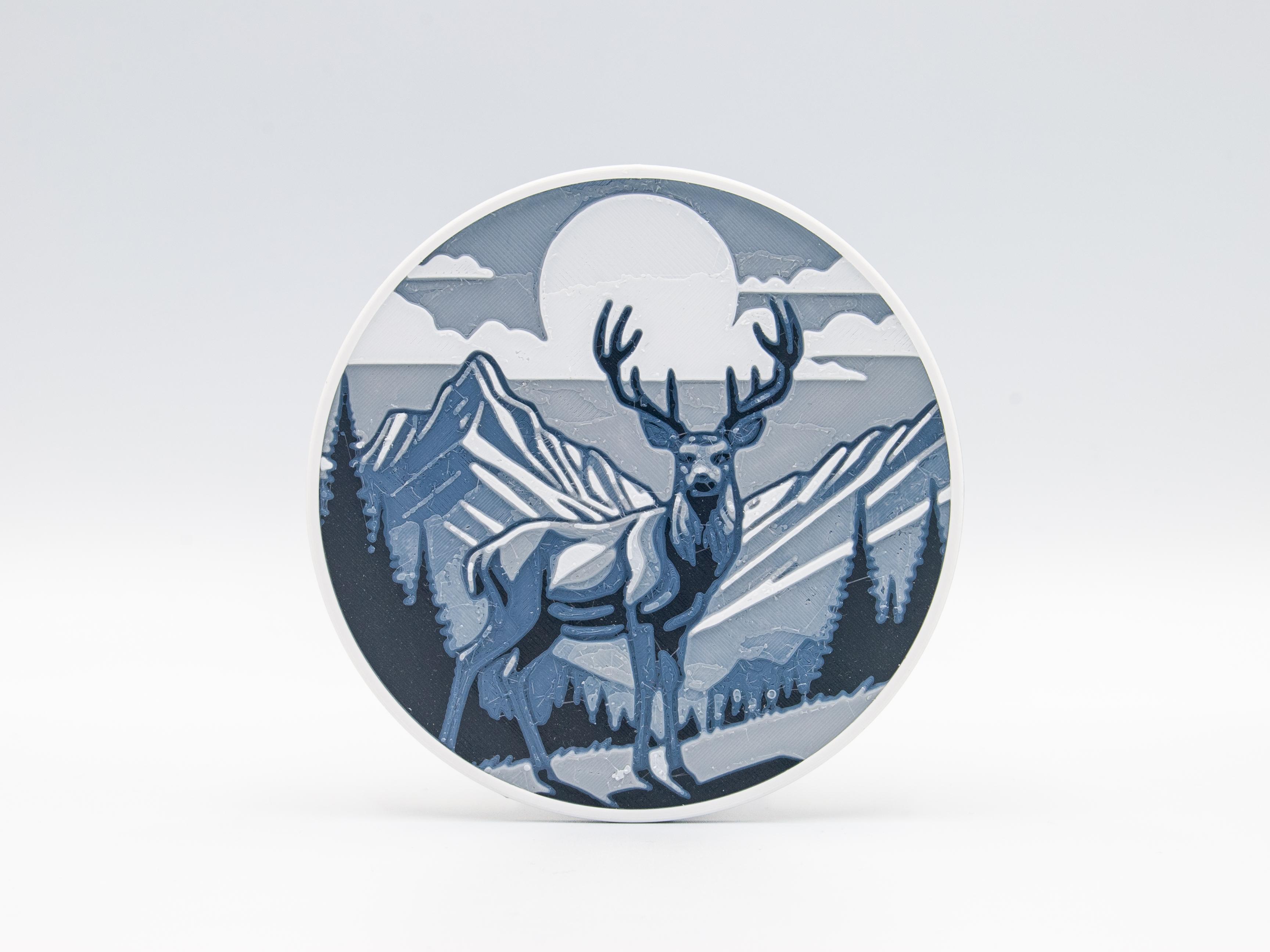 Wildlife Coasters 3d model