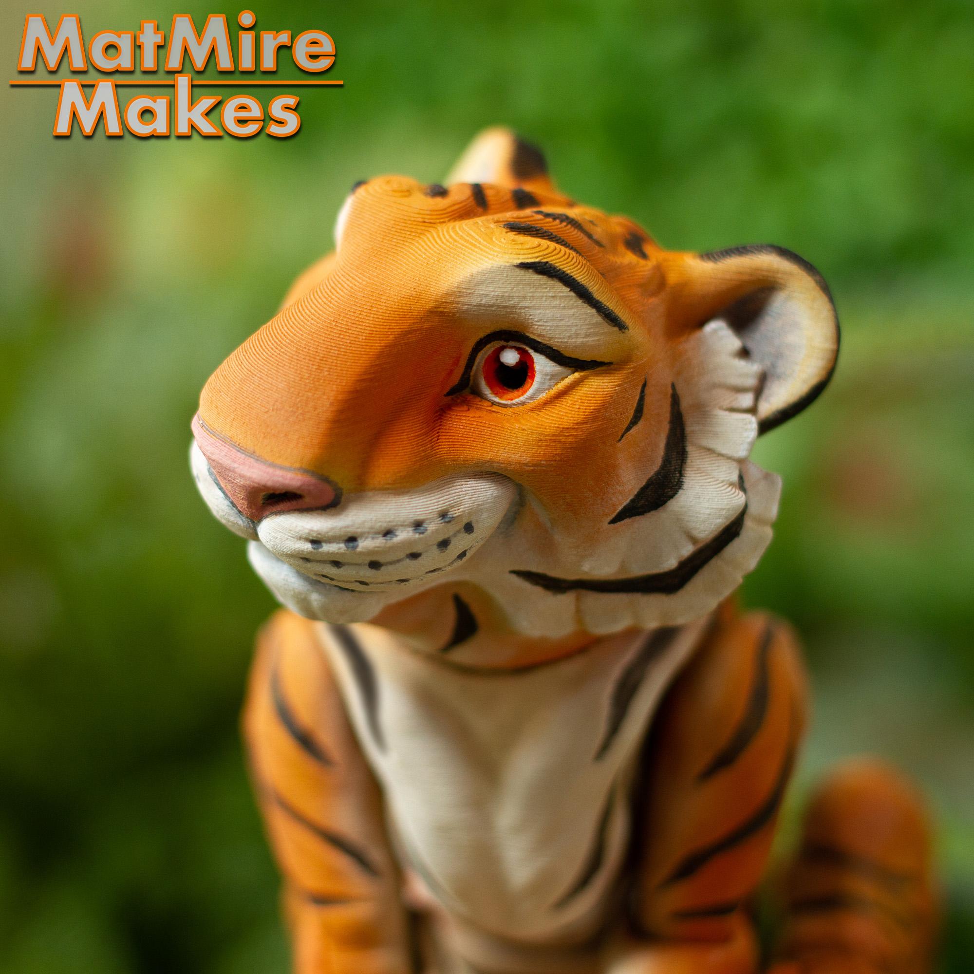 Tiger - Articulated Figure 3d model