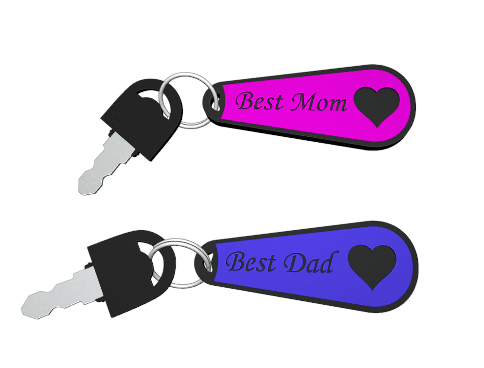 Customized Keychain 3d model