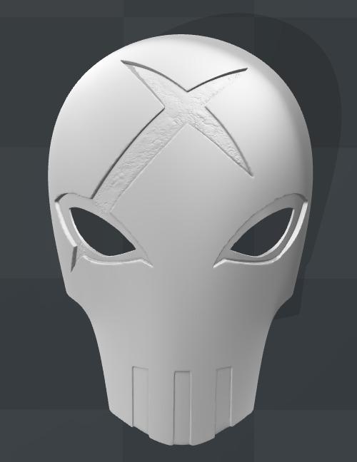 Red X Mask Teen Titans 3d model