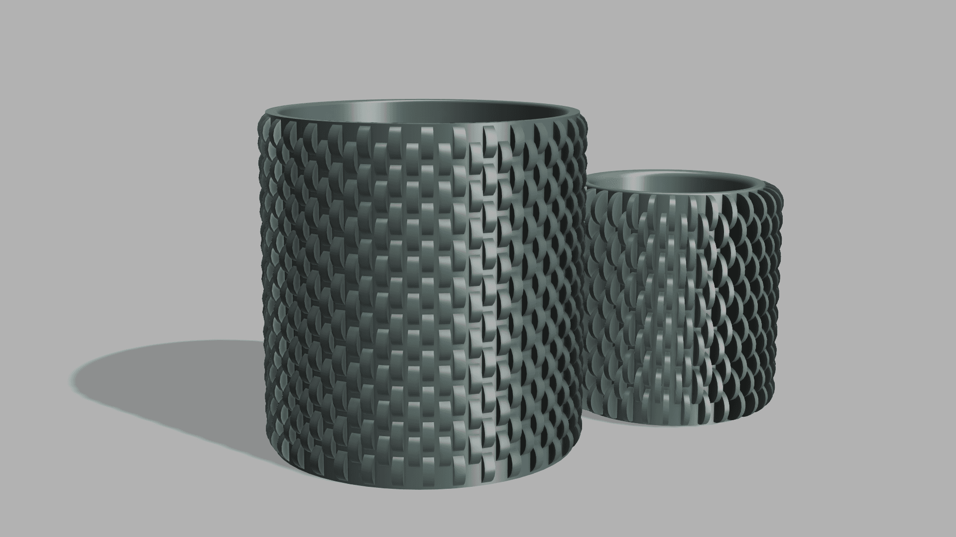 Dragon Scales Vase / Planter 3d model