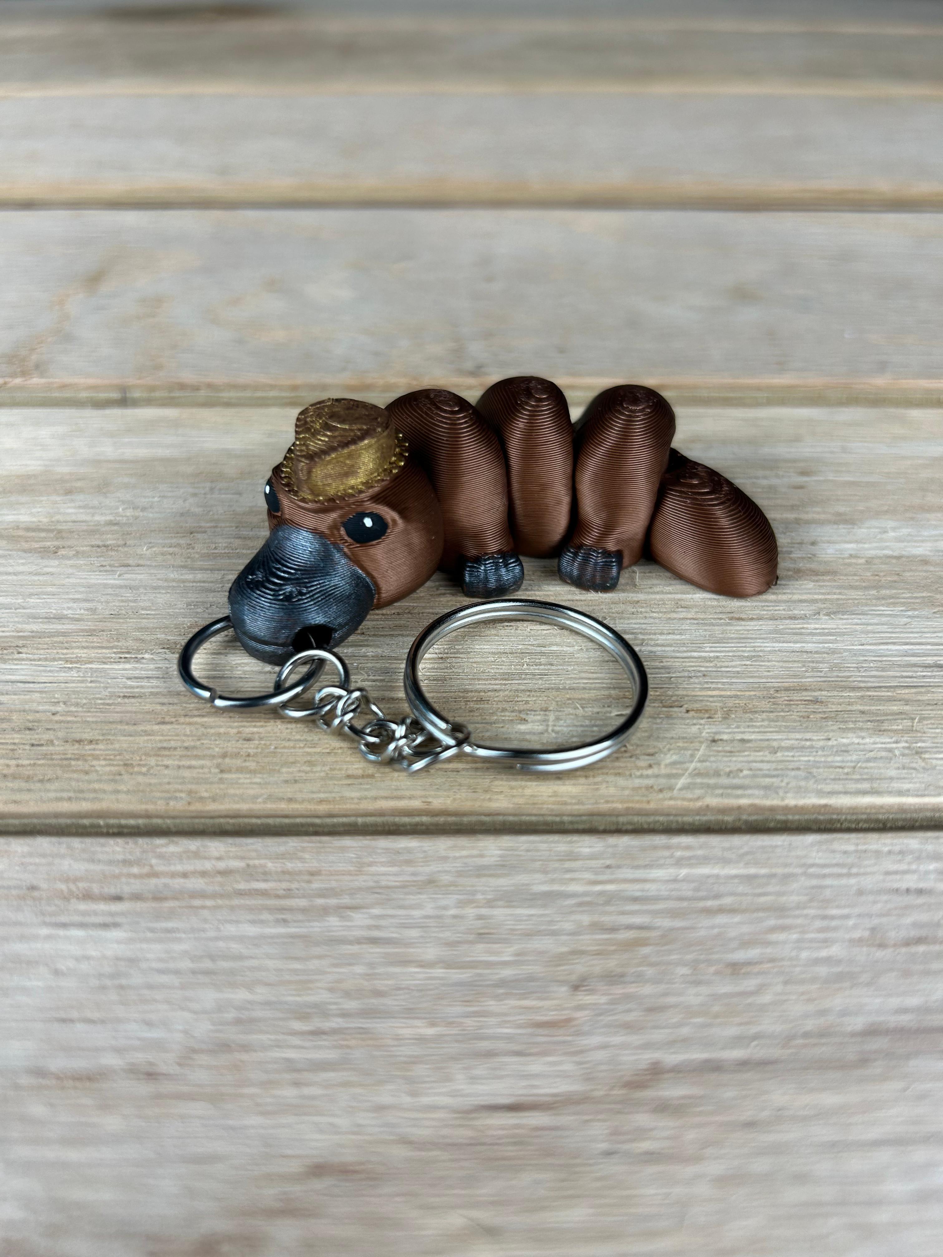 Platypus Keychain Fidget V3 3d model