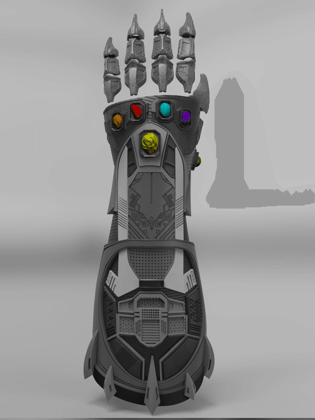 Vibranium Gauntlet 3d model