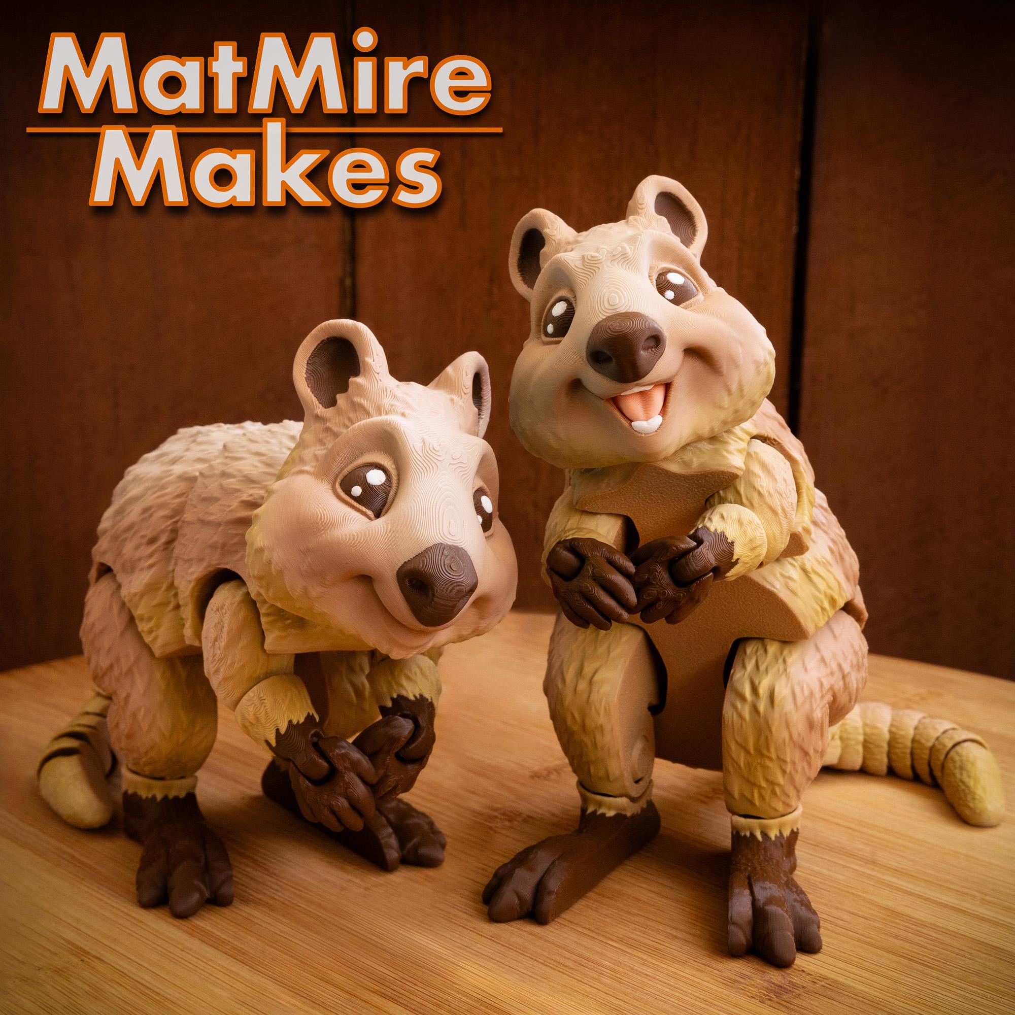 Quokka - Articulated Figure 3d model