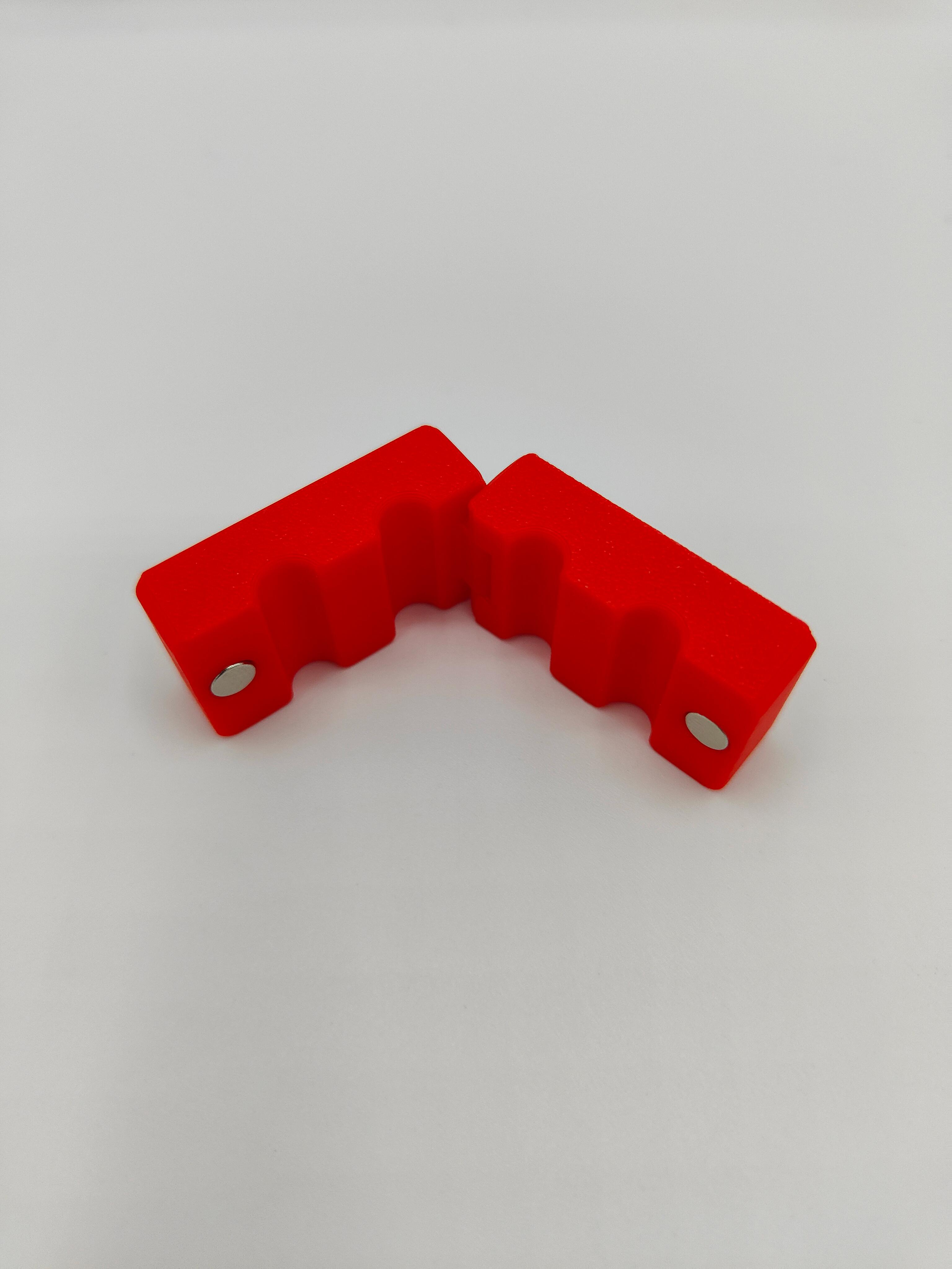 Double Magnetic Cable Clip 3d model