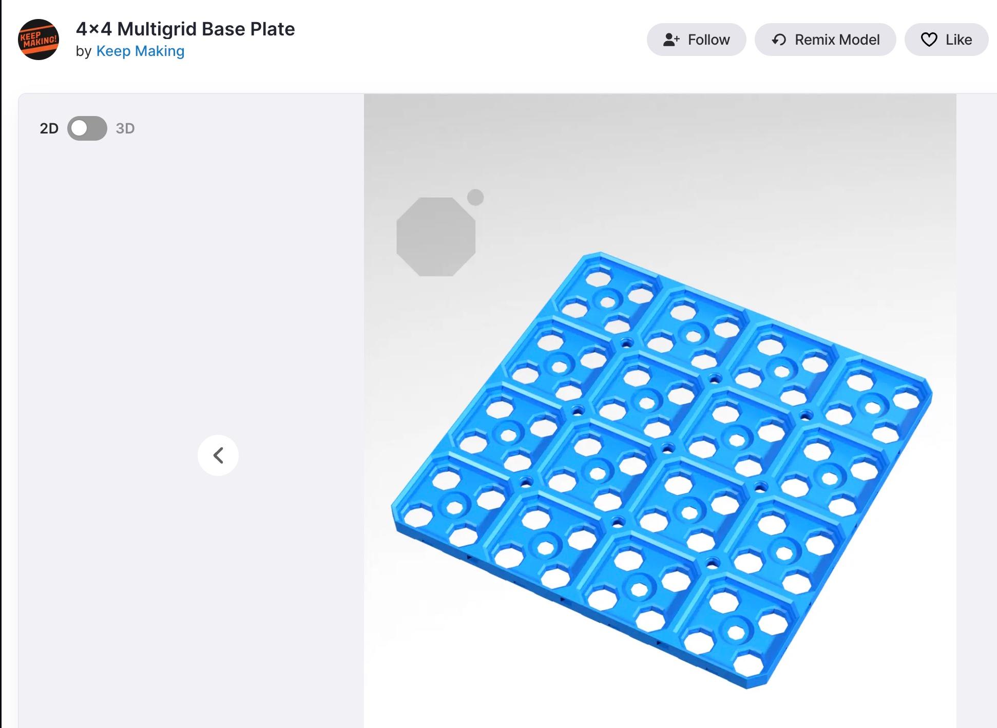 Stackable Multigrid Drawers System 3d model