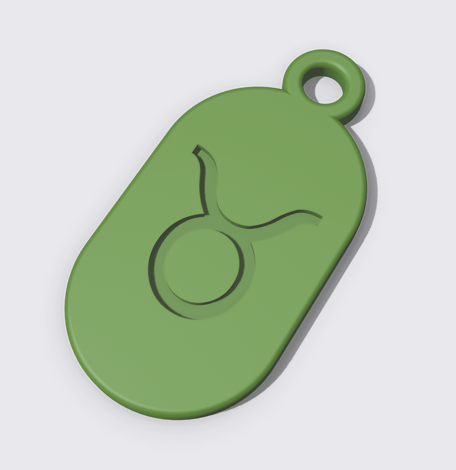 Key Fob - Zodiac Taurus 3d model