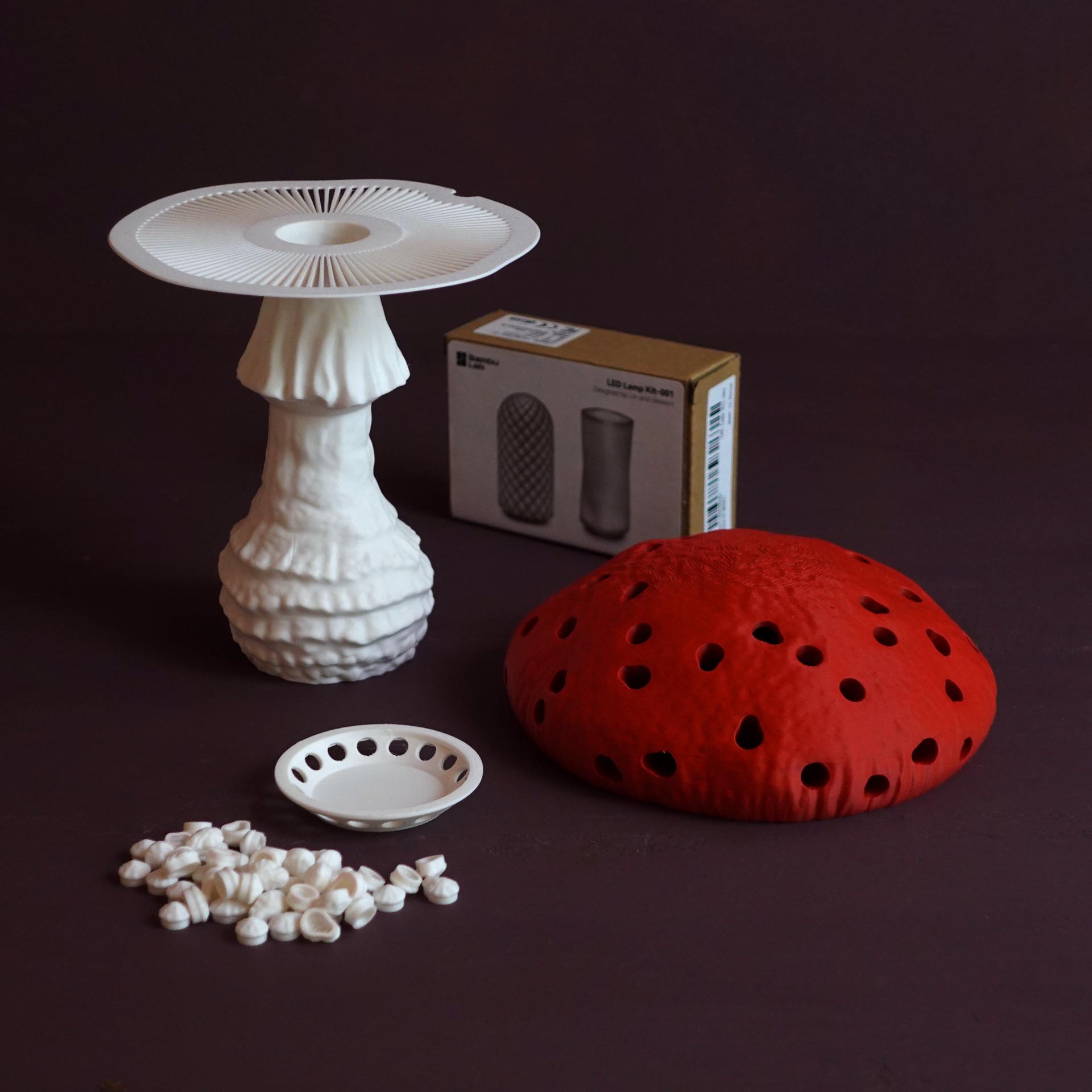 Mushroom lamp “Amanita Muscaria” 3d model