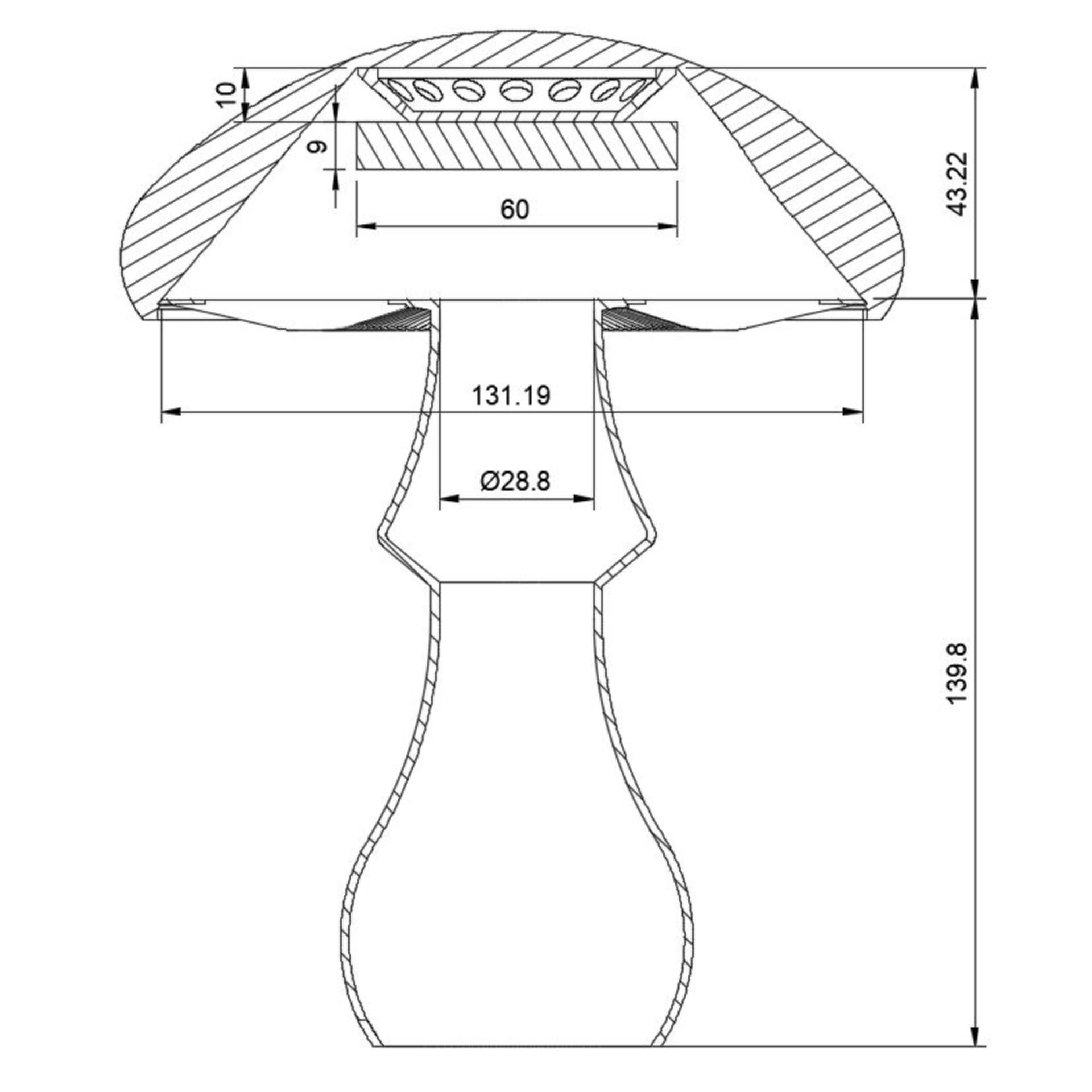 Mushroom lamp “Amanita Muscaria” 3d model