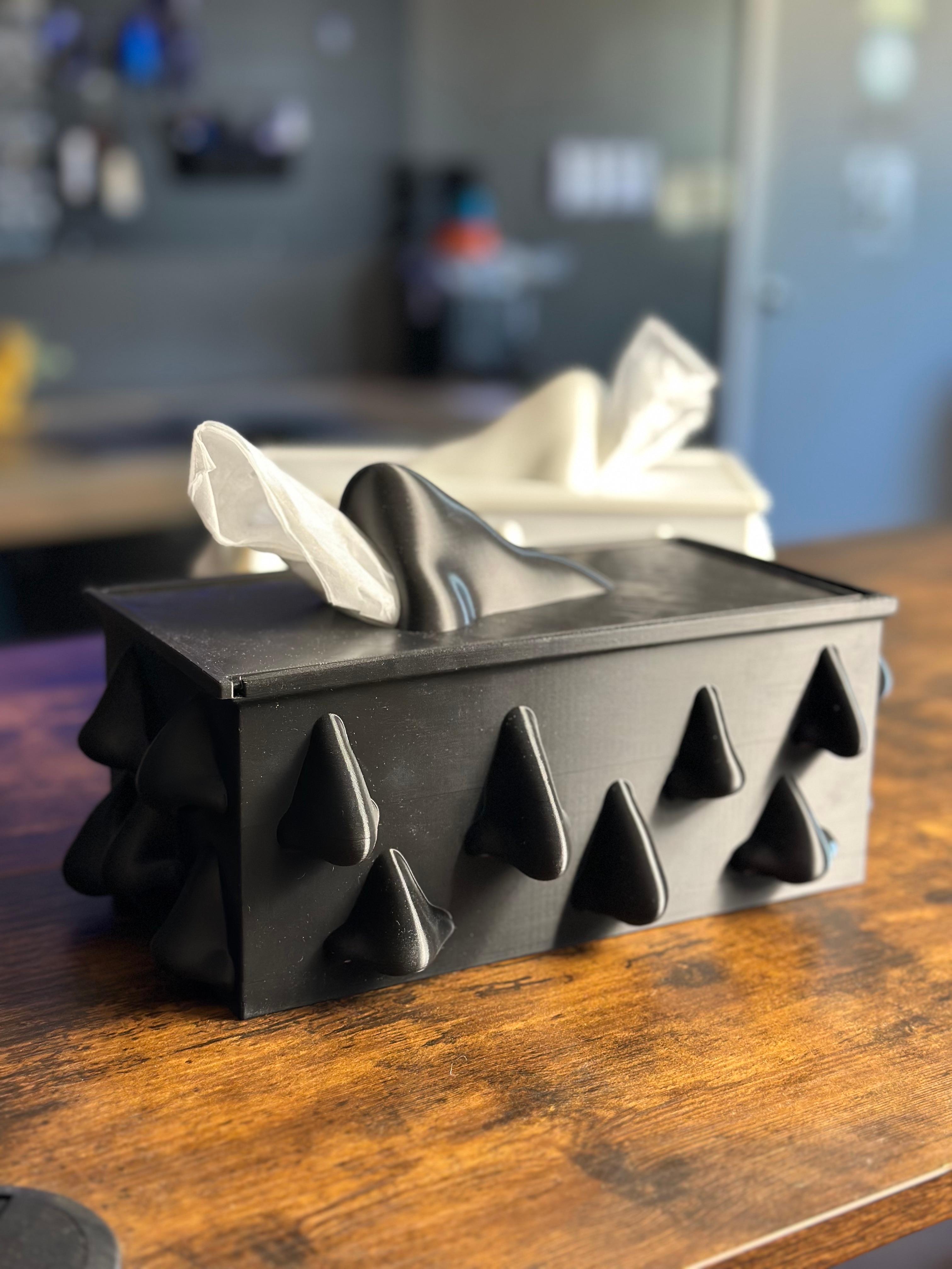 Nosey Tissue Box Holder 3d model