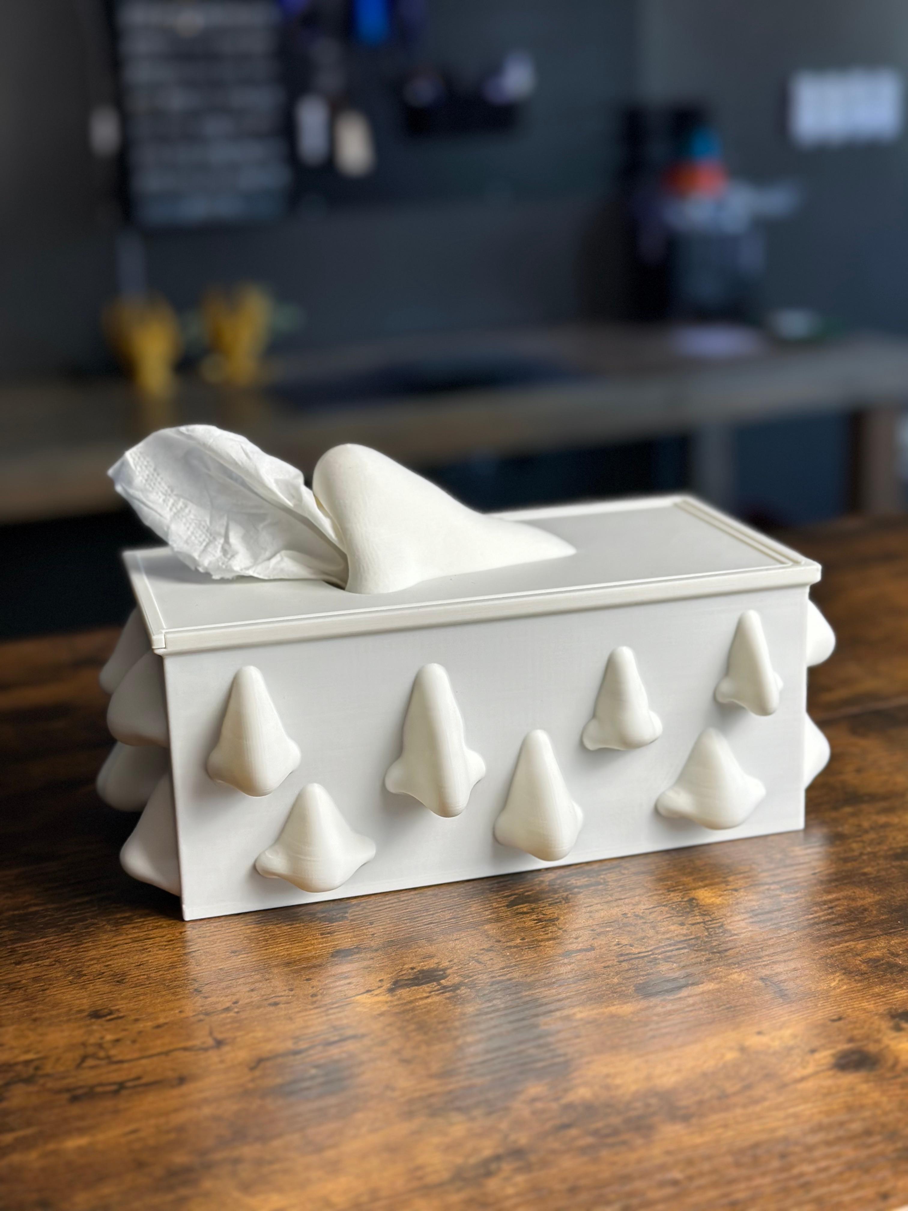 Nosey Tissue Box Holder 3d model