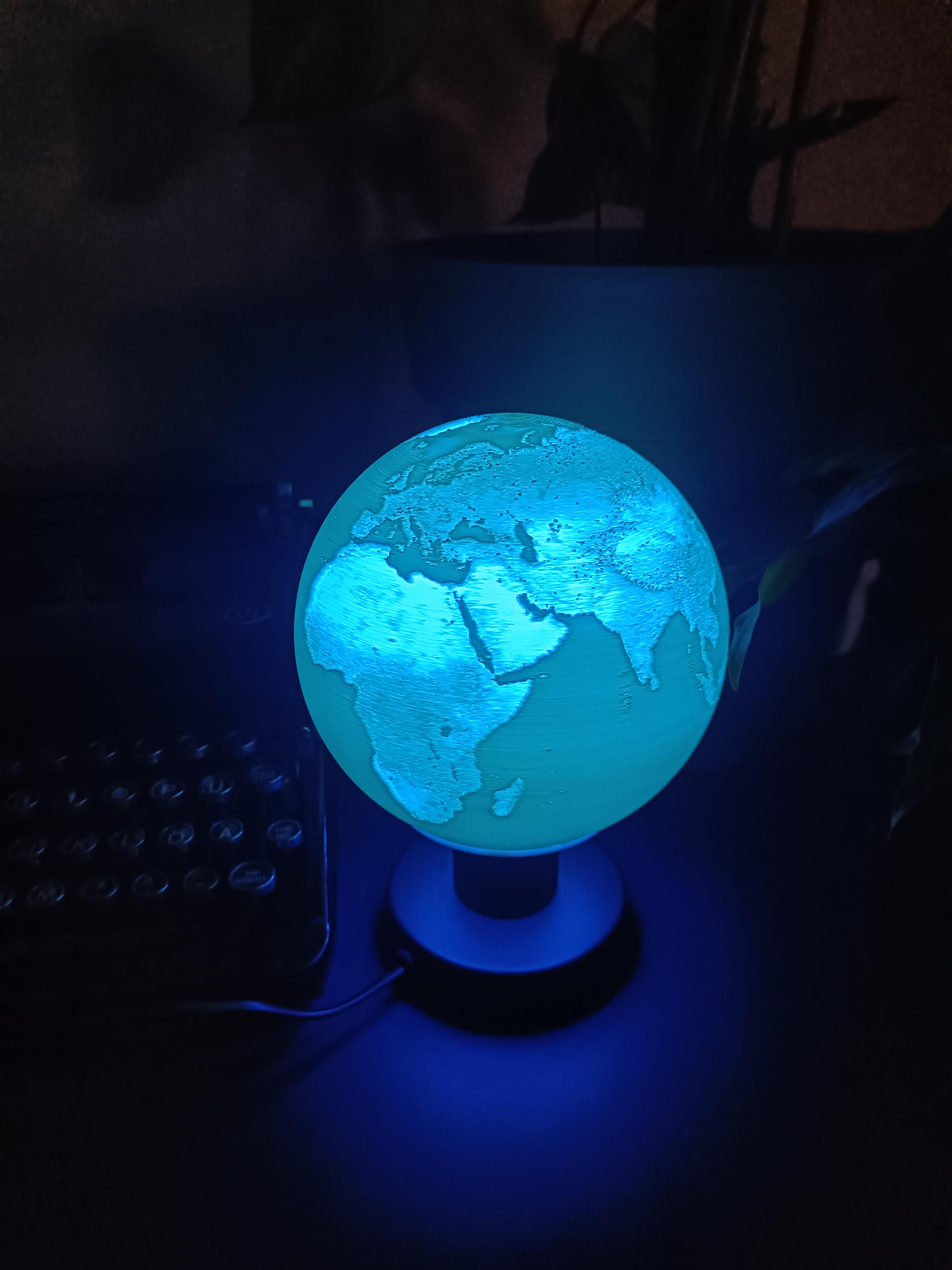 Earth Desk Lamp 3d model