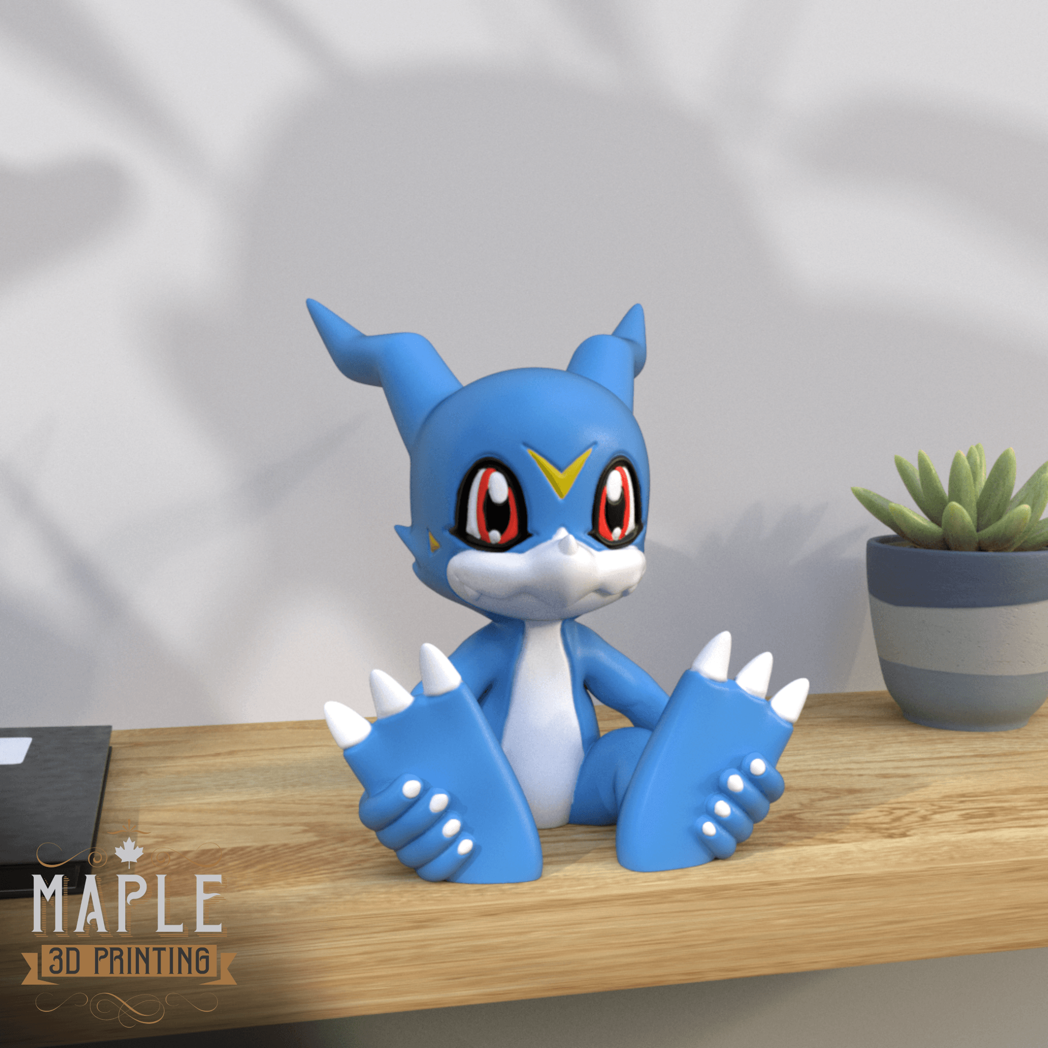 Veemon - Digimon - Supported 3d model