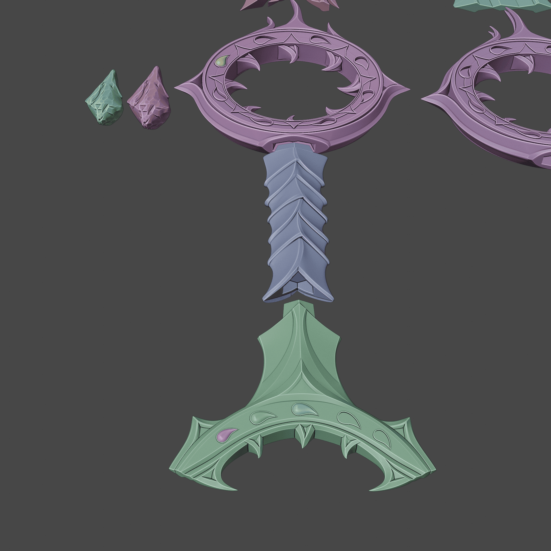 BLOODTHIRST DAGGER BALDURS GATE 3 3d model