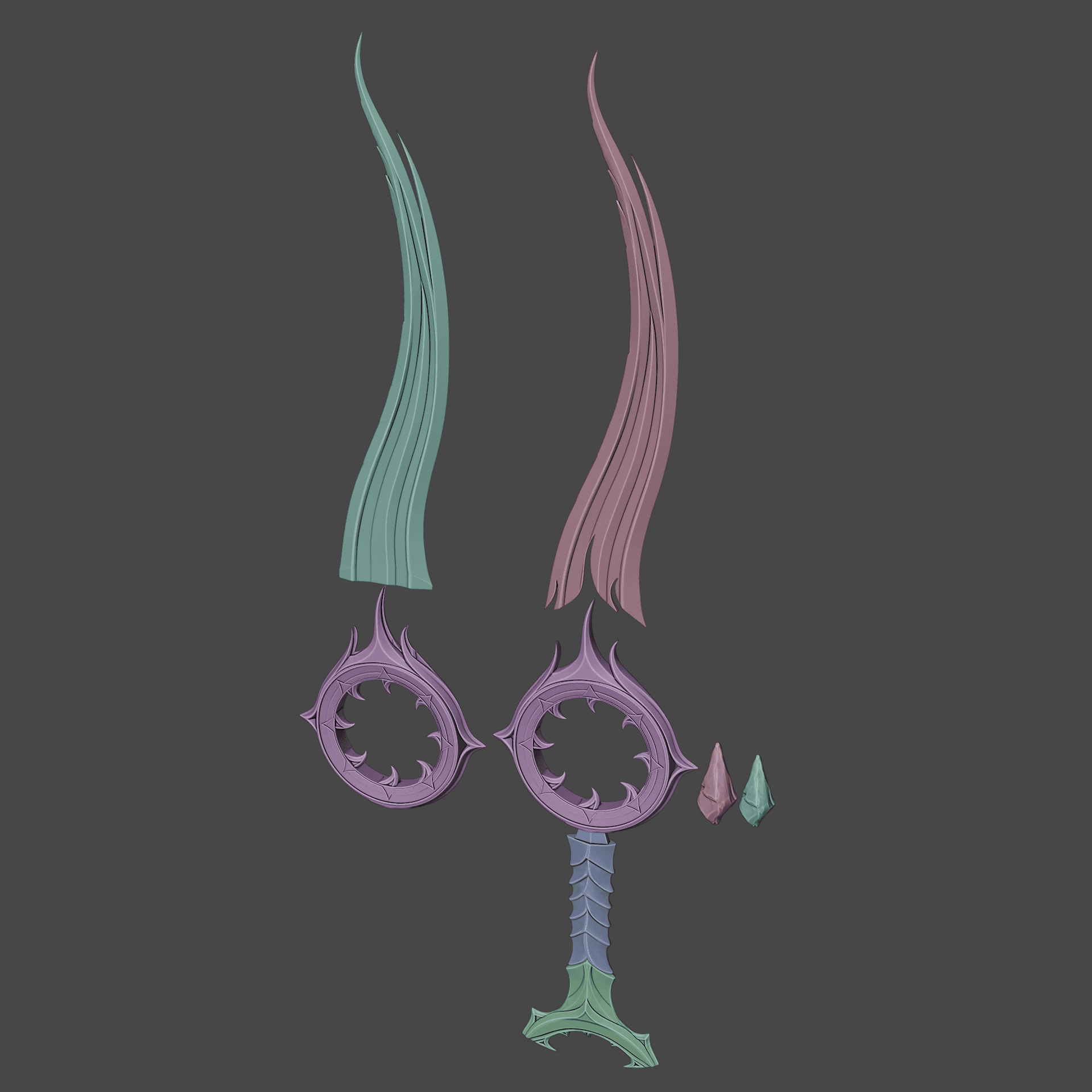 BLOODTHIRST DAGGER BALDURS GATE 3 3d model