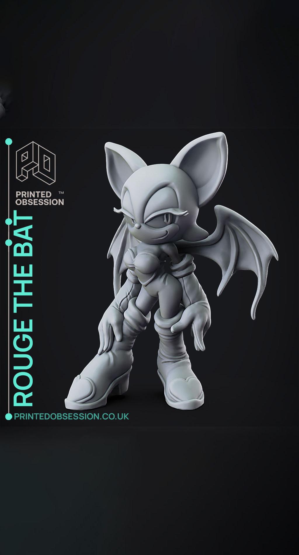 Rouge the Bat - Sonic Adventure 2 - Fan Art 3d model