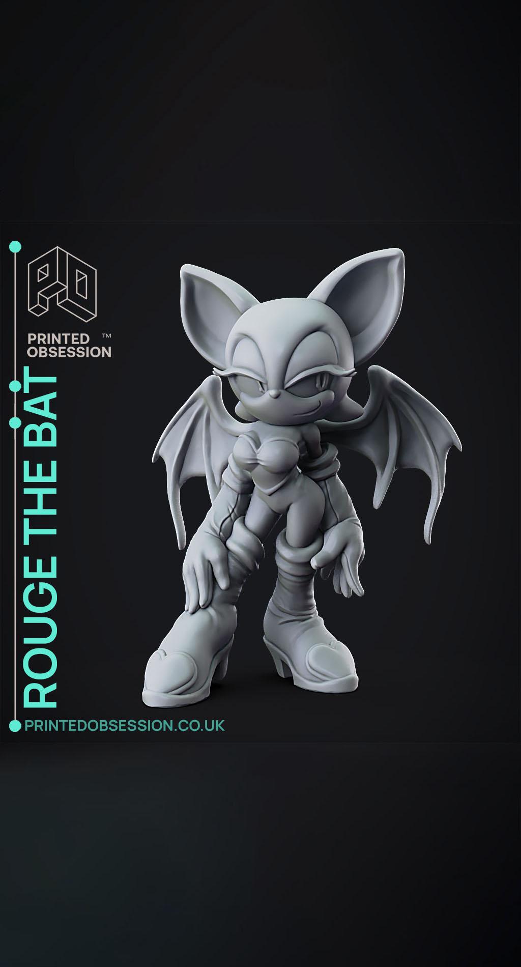 Rouge the Bat - Sonic Adventure 2 - Fan Art 3d model