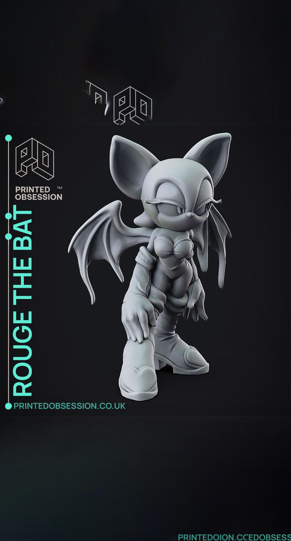 Rouge the Bat - Sonic Adventure 2 - Fan Art 3d model