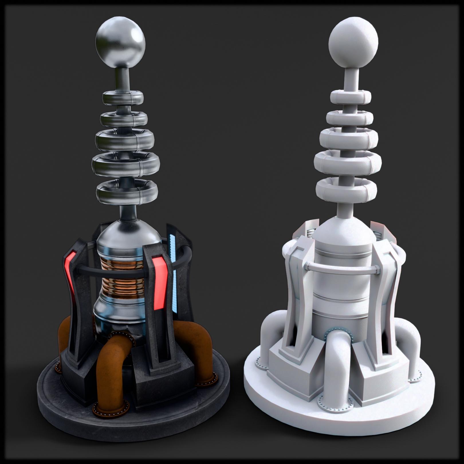 Tesla Coil 3d model