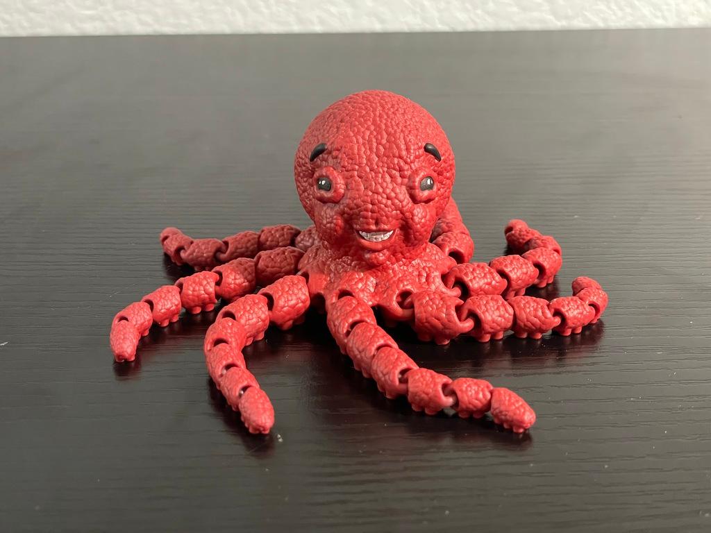 Happy Octopus 3d model