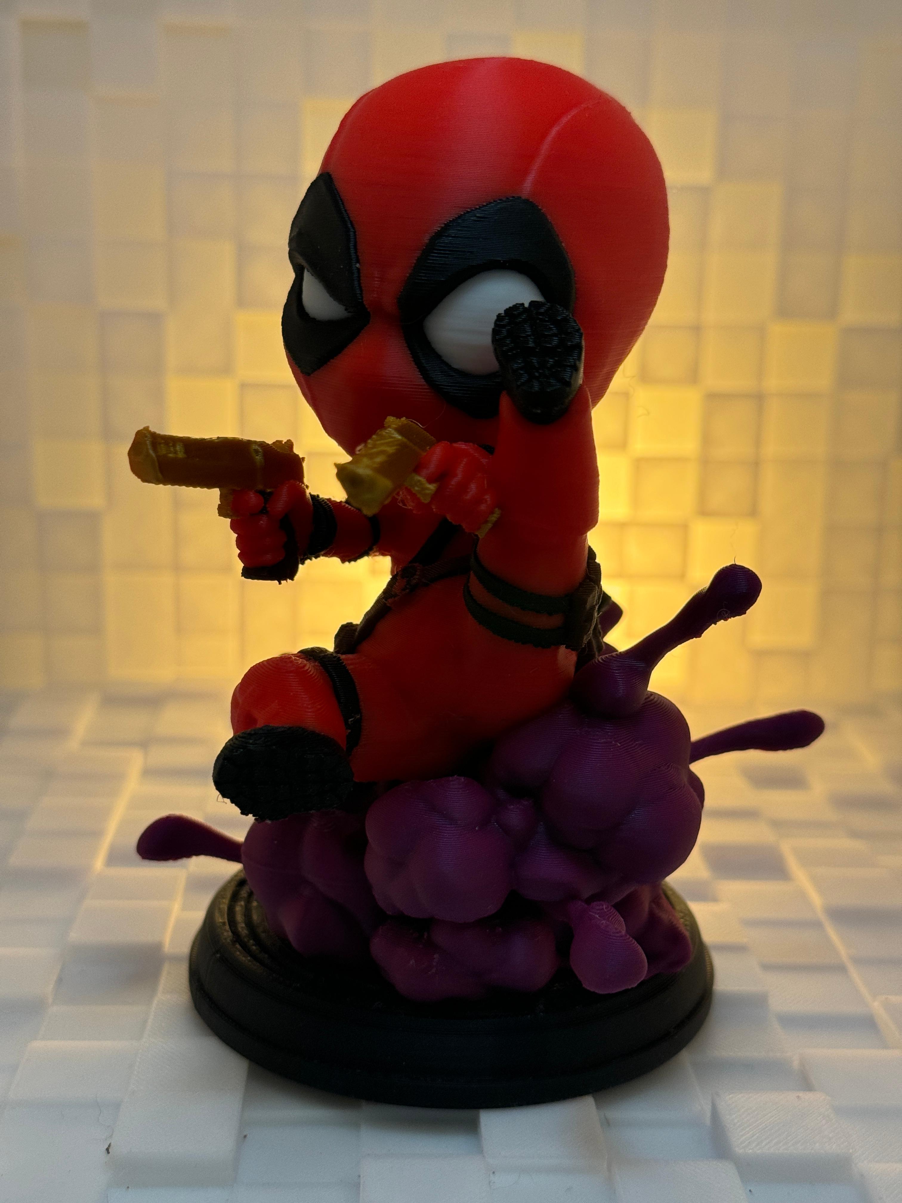 Li'l Deadpool - Multicolor - Collectable Fanart Figure 3d model