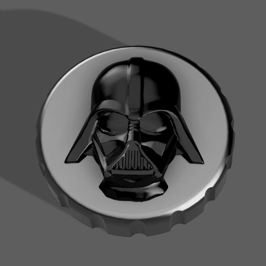 Darth Vader - Stash Jar Lid 3d model