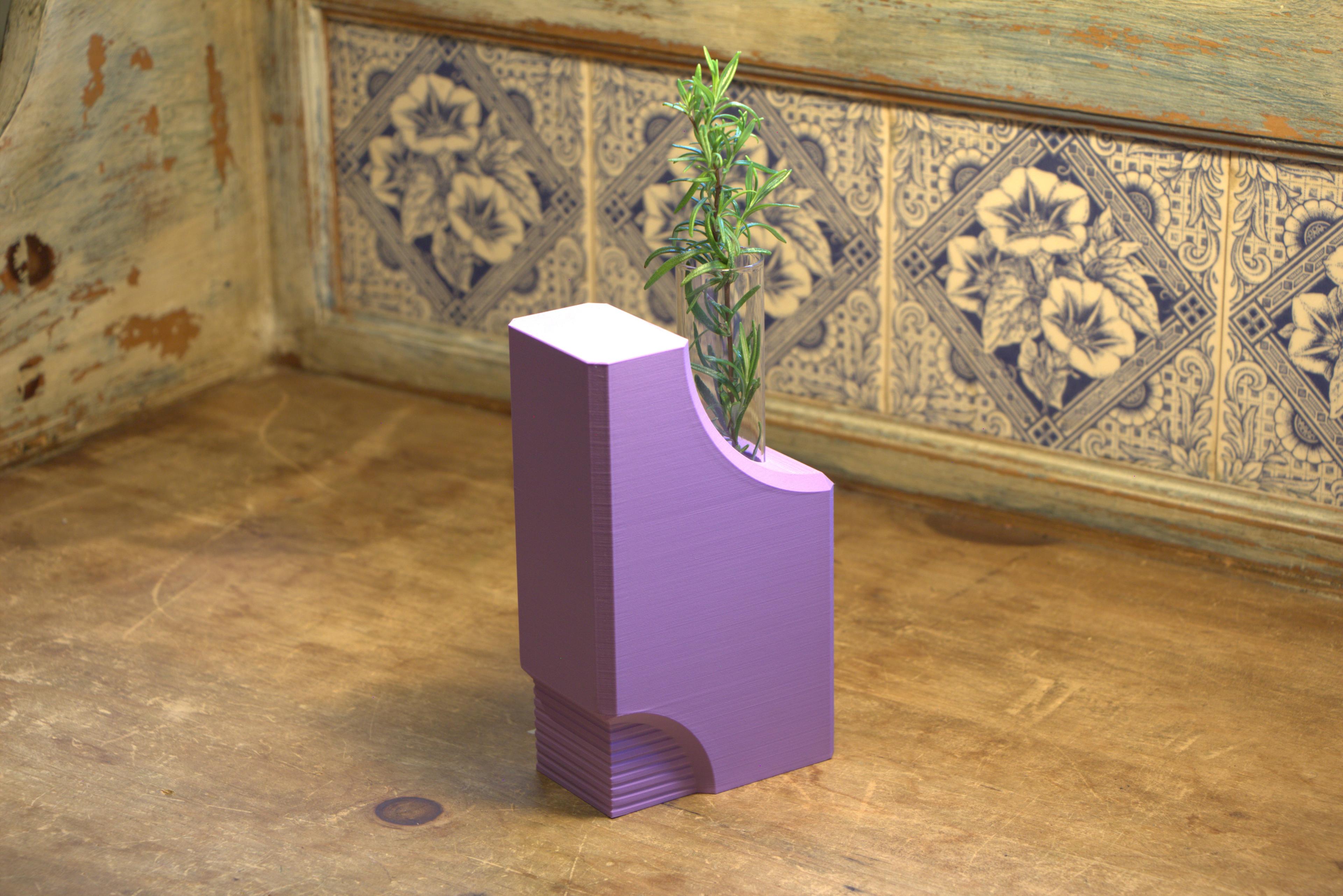 SCOOP Neo-Brutalist Vase 3d model