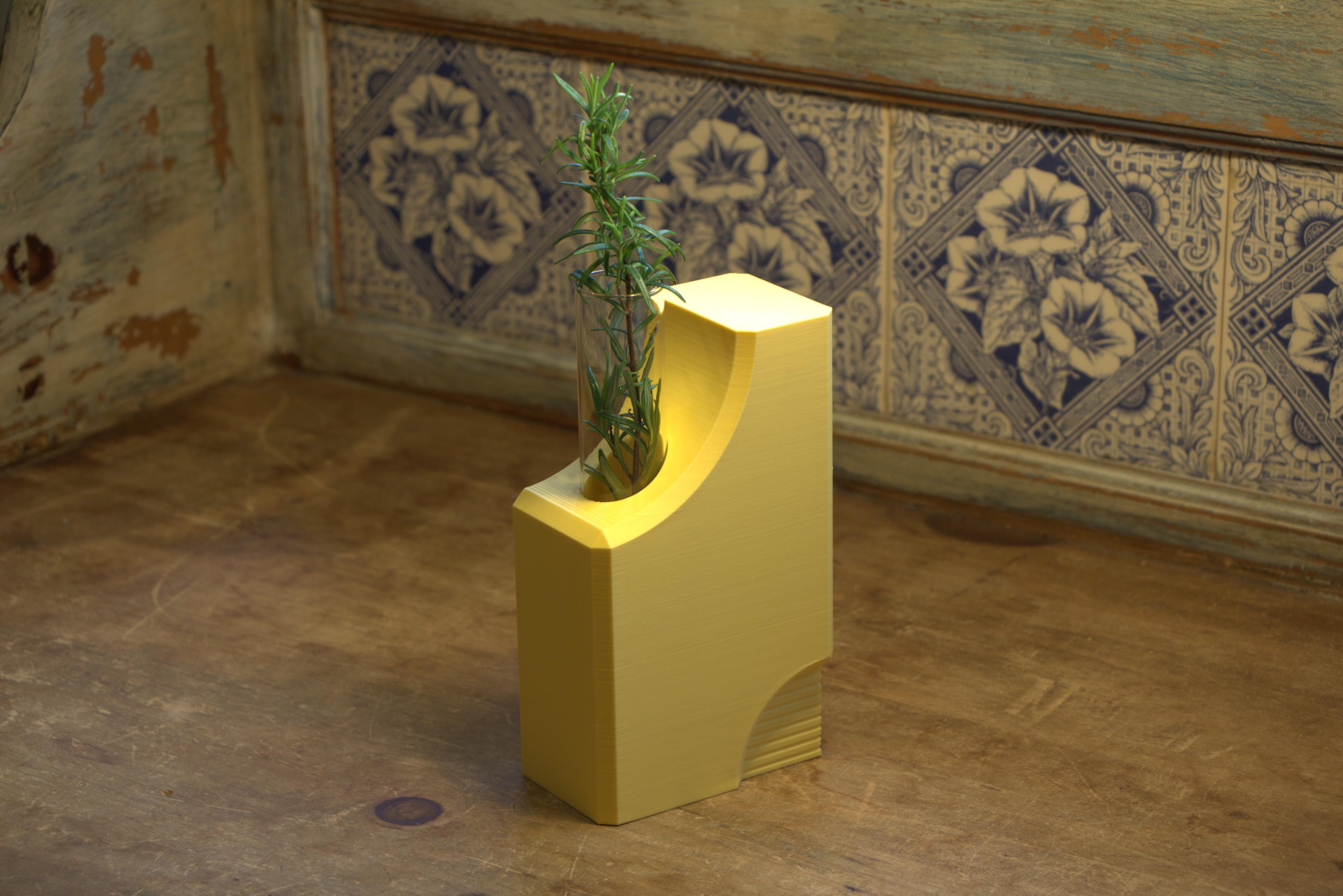 SCOOP Neo-Brutalist Vase 3d model