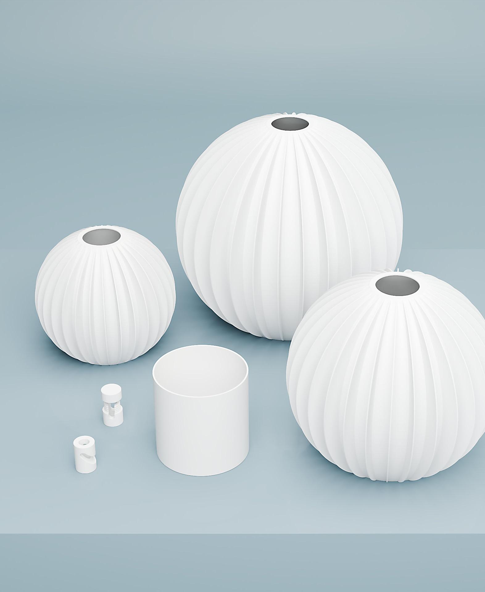 BALL STRAIGHT LAMPSHADE 3d model