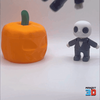 3D Printable Jack Articulated Flexi 3d model