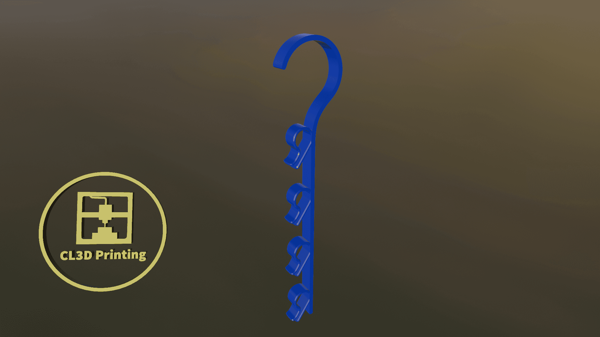 Closet Rod Hat Hanger 3d model