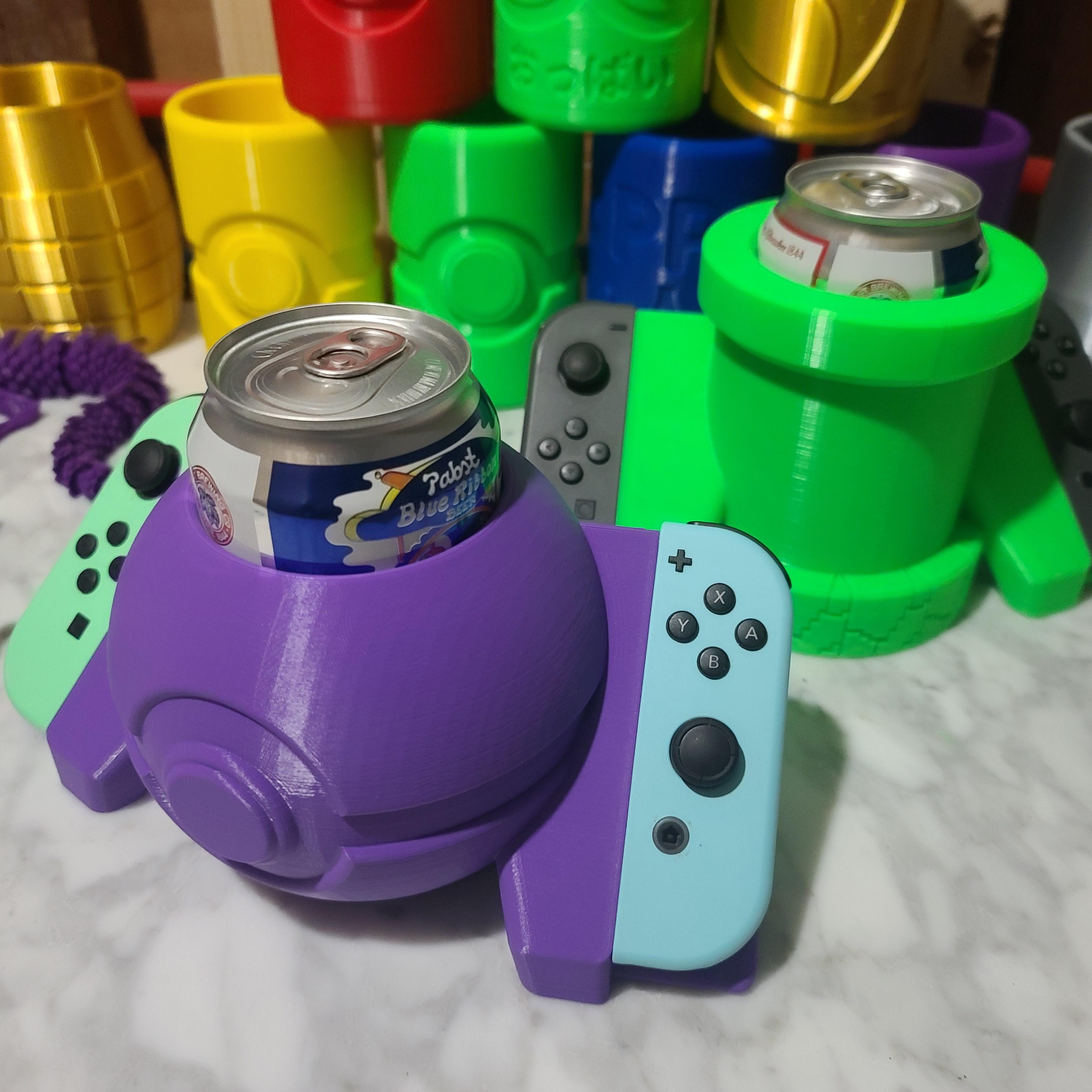 Pokeball Joy Con Grip Can Cup 3d model