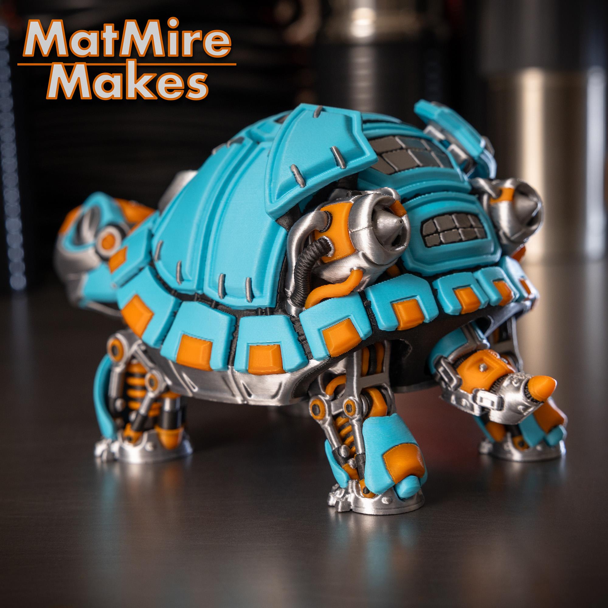 RoboTortoise - Articulated Figure 3d model