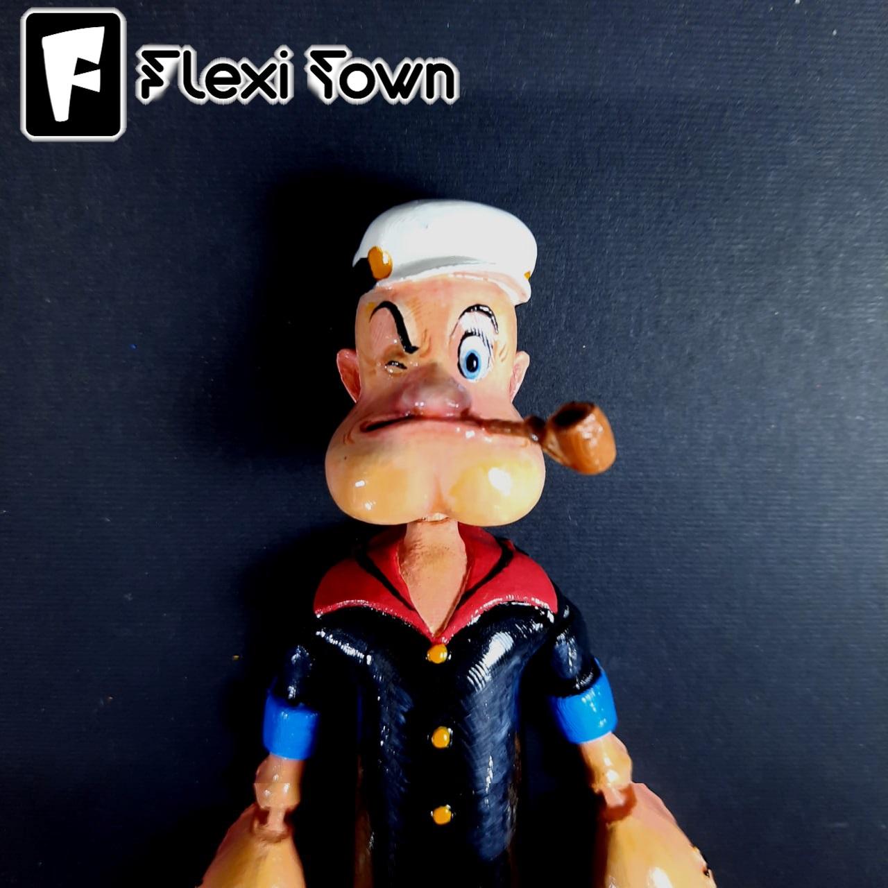 Flexi Print-in-Place Popeye 3d model