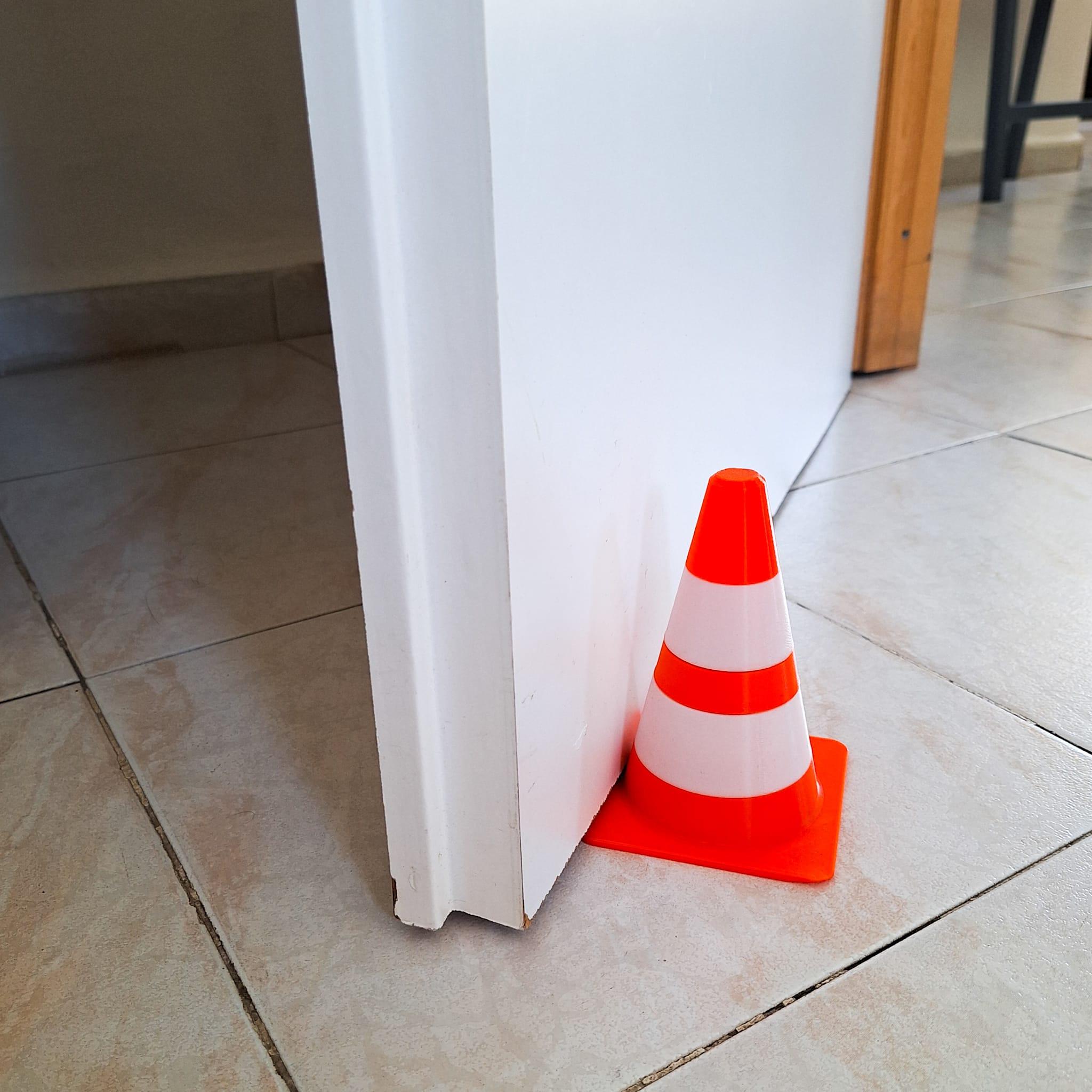 Traffic Cone Door Stopper 3d model