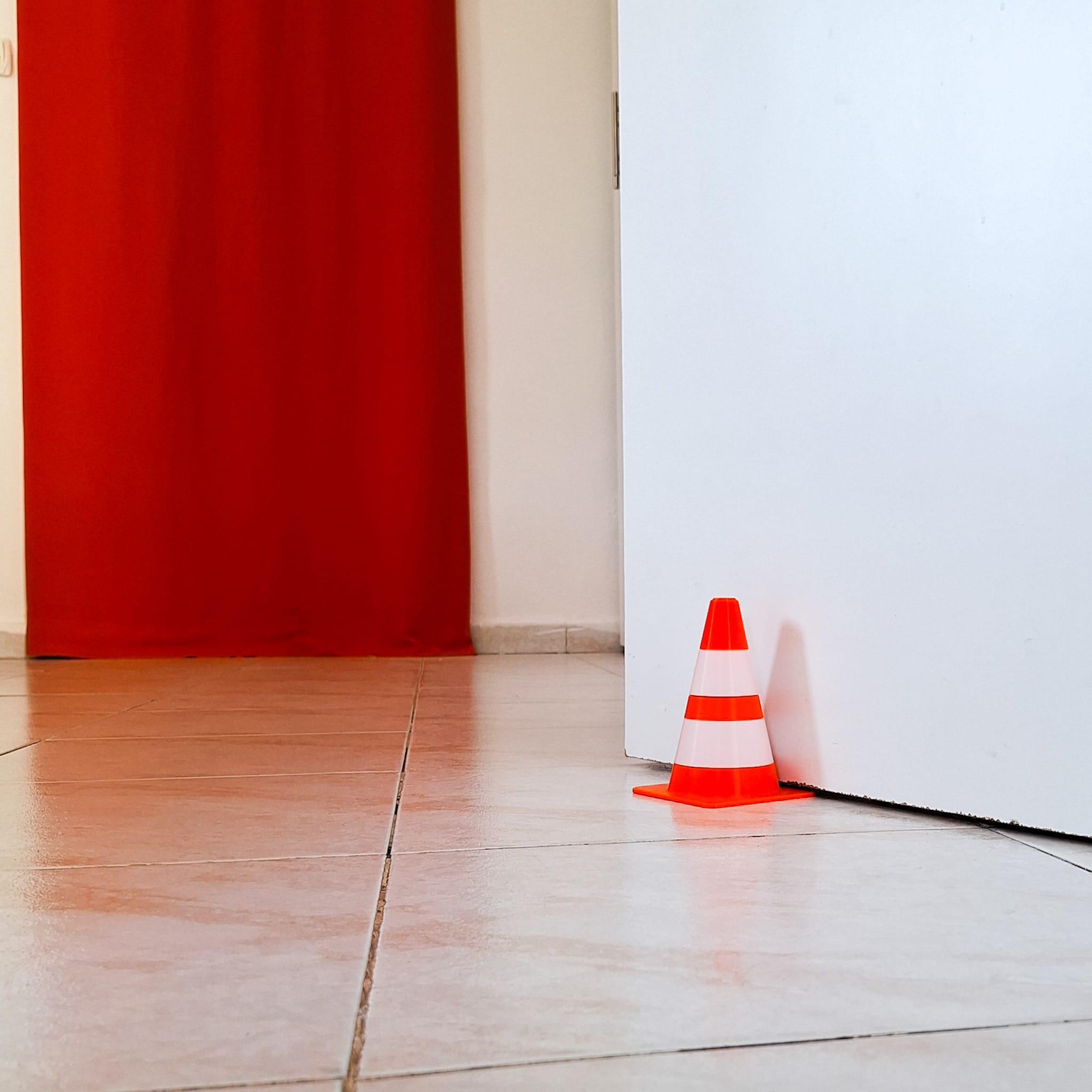 Traffic Cone Door Stopper 3d model