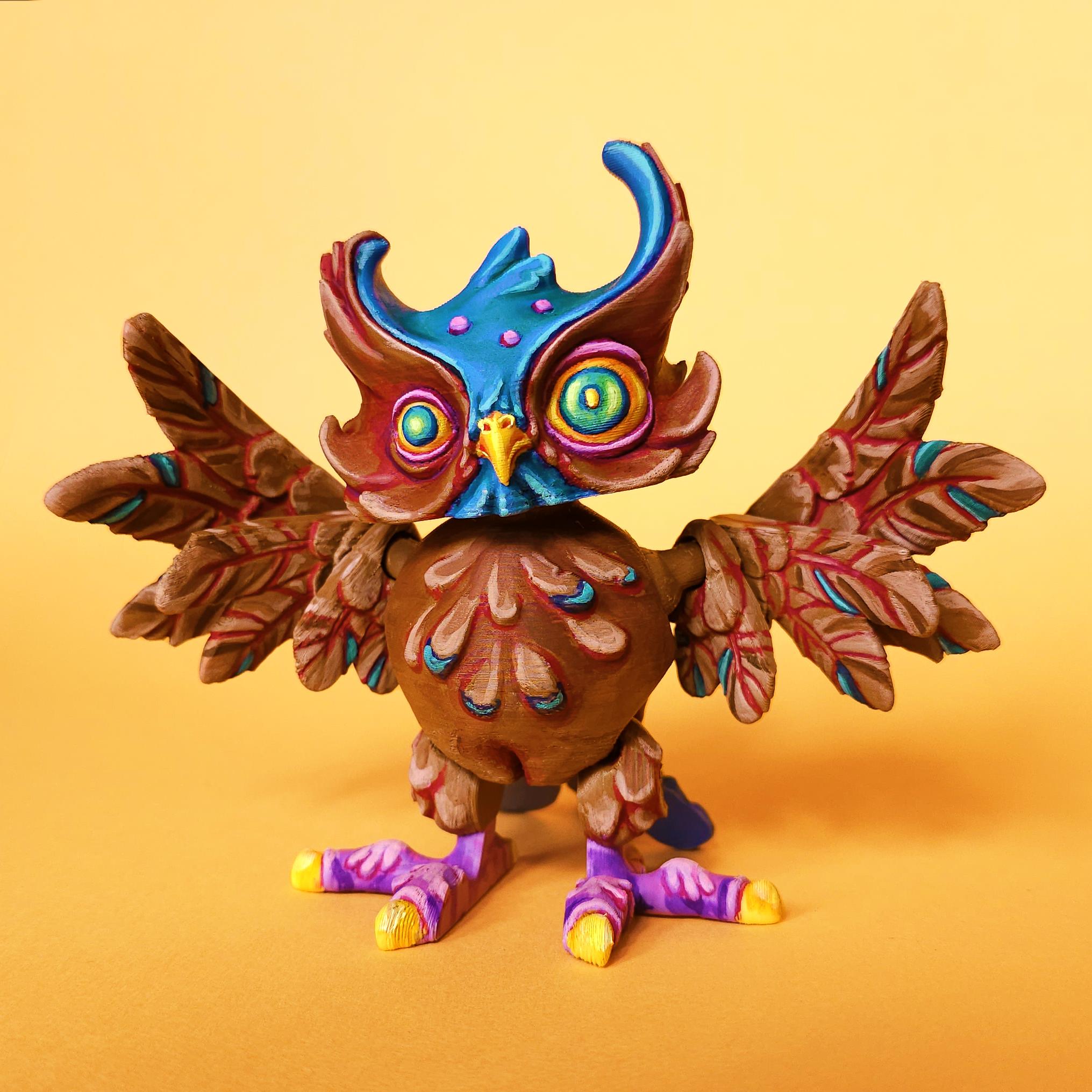 Creepy Owl 3d model