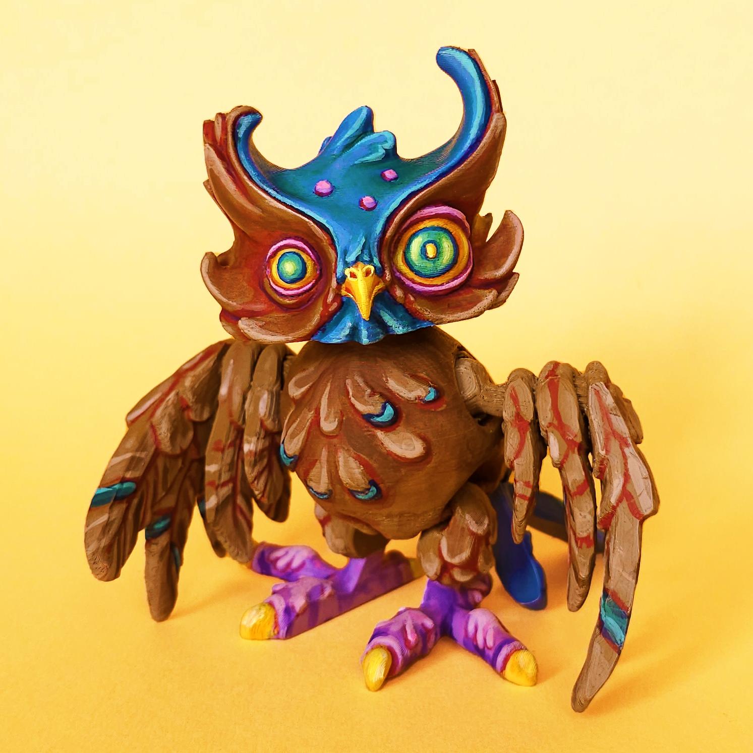 Creepy Owl 3d model