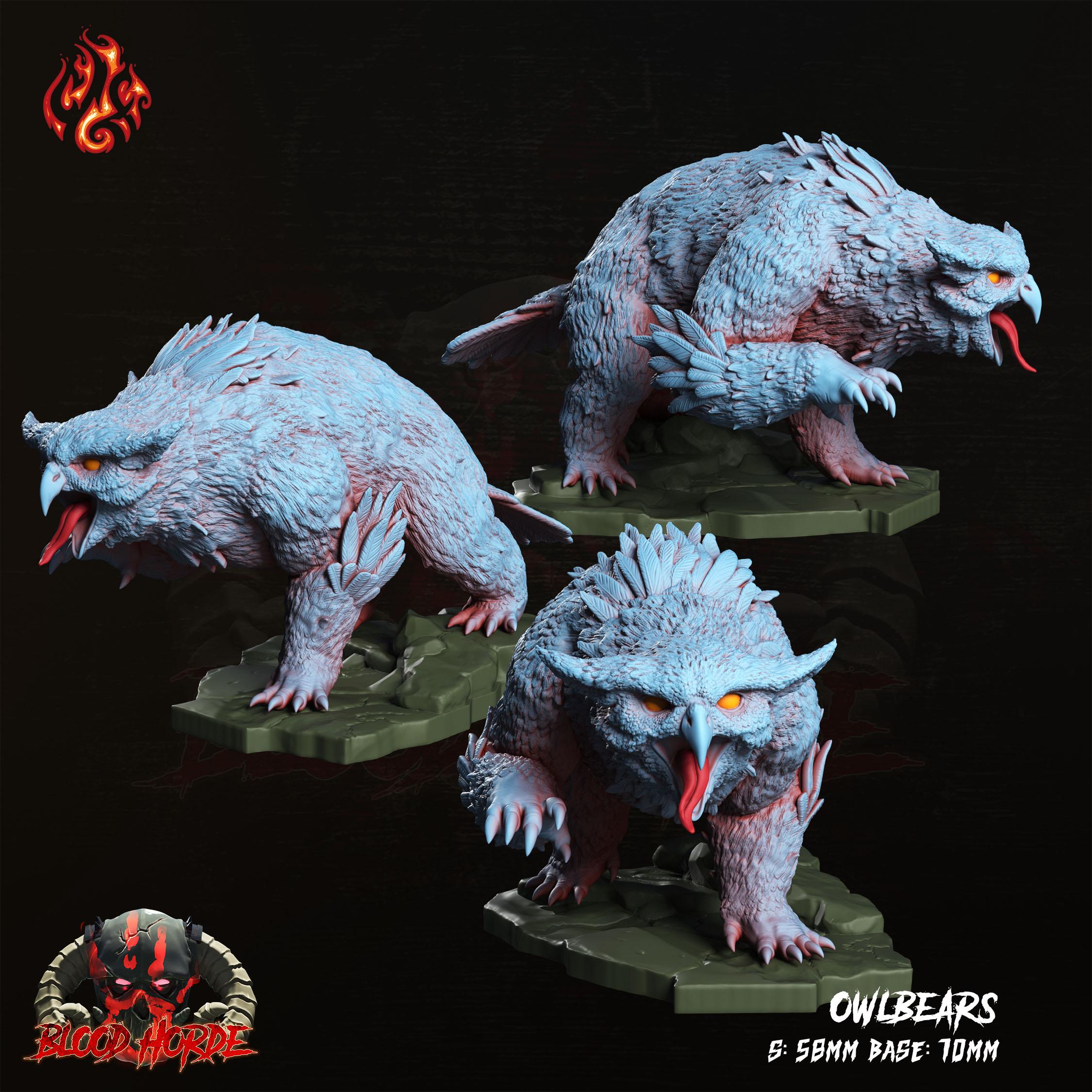 Owlbears 3d model